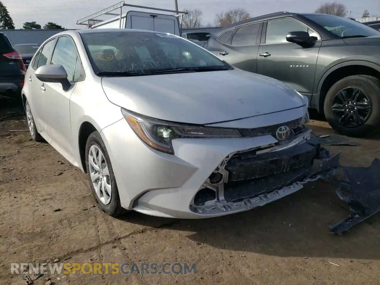 1 Photograph of a damaged car 5YFEPRAE8LP117058 TOYOTA COROLLA 2020