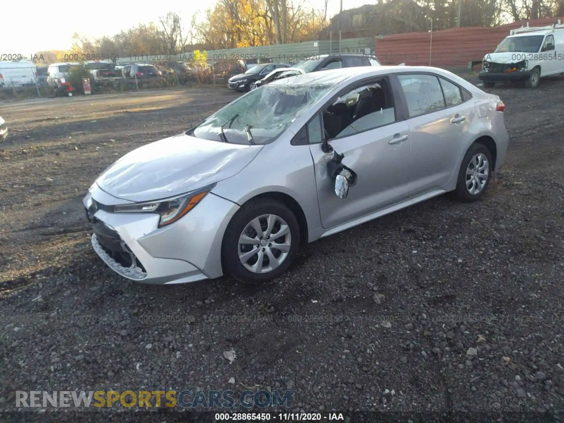 2 Фотография поврежденного автомобиля 5YFEPRAE8LP121563 TOYOTA COROLLA 2020