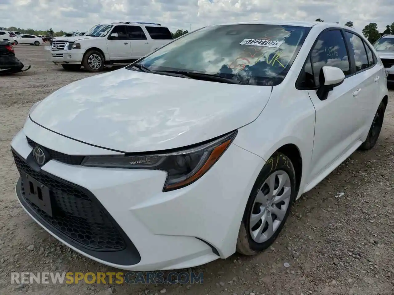 2 Photograph of a damaged car 5YFEPRAE8LP124317 TOYOTA COROLLA 2020