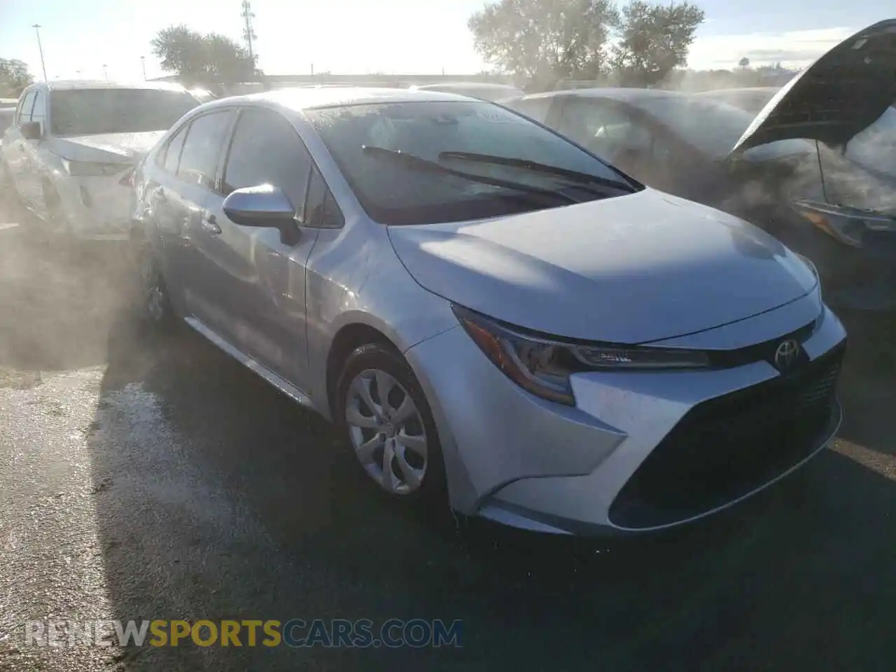 1 Photograph of a damaged car 5YFEPRAE8LP140386 TOYOTA COROLLA 2020