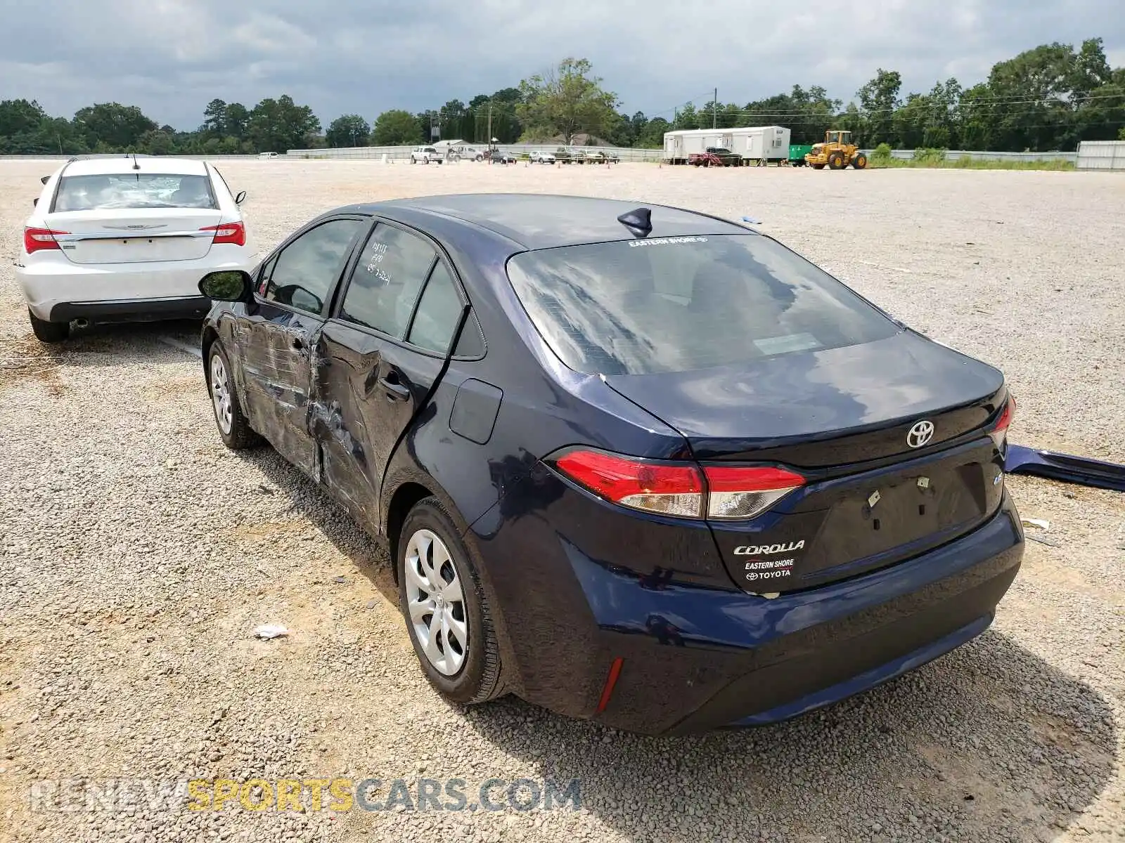 3 Photograph of a damaged car 5YFEPRAE8LP142672 TOYOTA COROLLA 2020