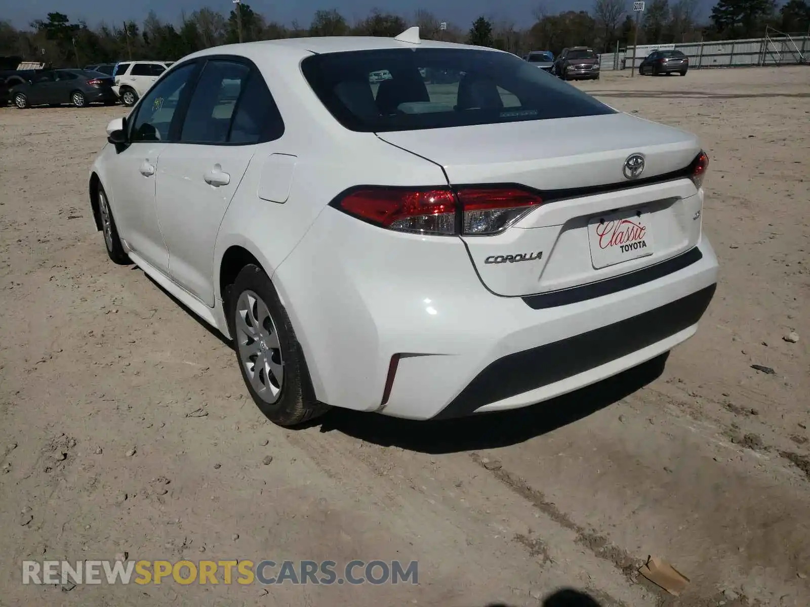 3 Photograph of a damaged car 5YFEPRAE8LP144857 TOYOTA COROLLA 2020