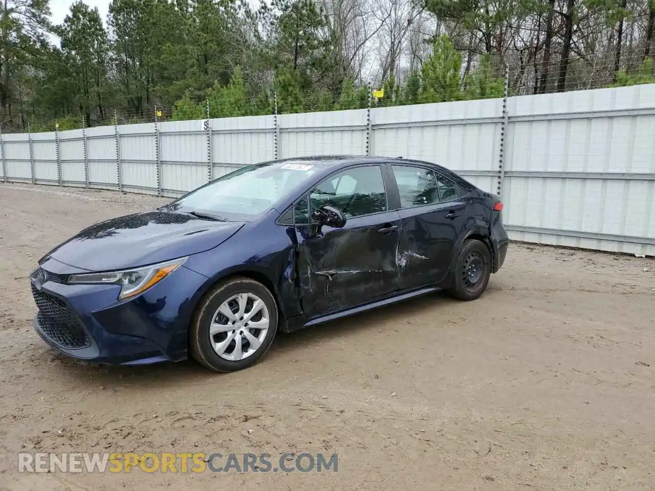 1 fotografías del automóvil dañado 5YFEPRAE9LP005188 TOYOTA COROLLA 2020