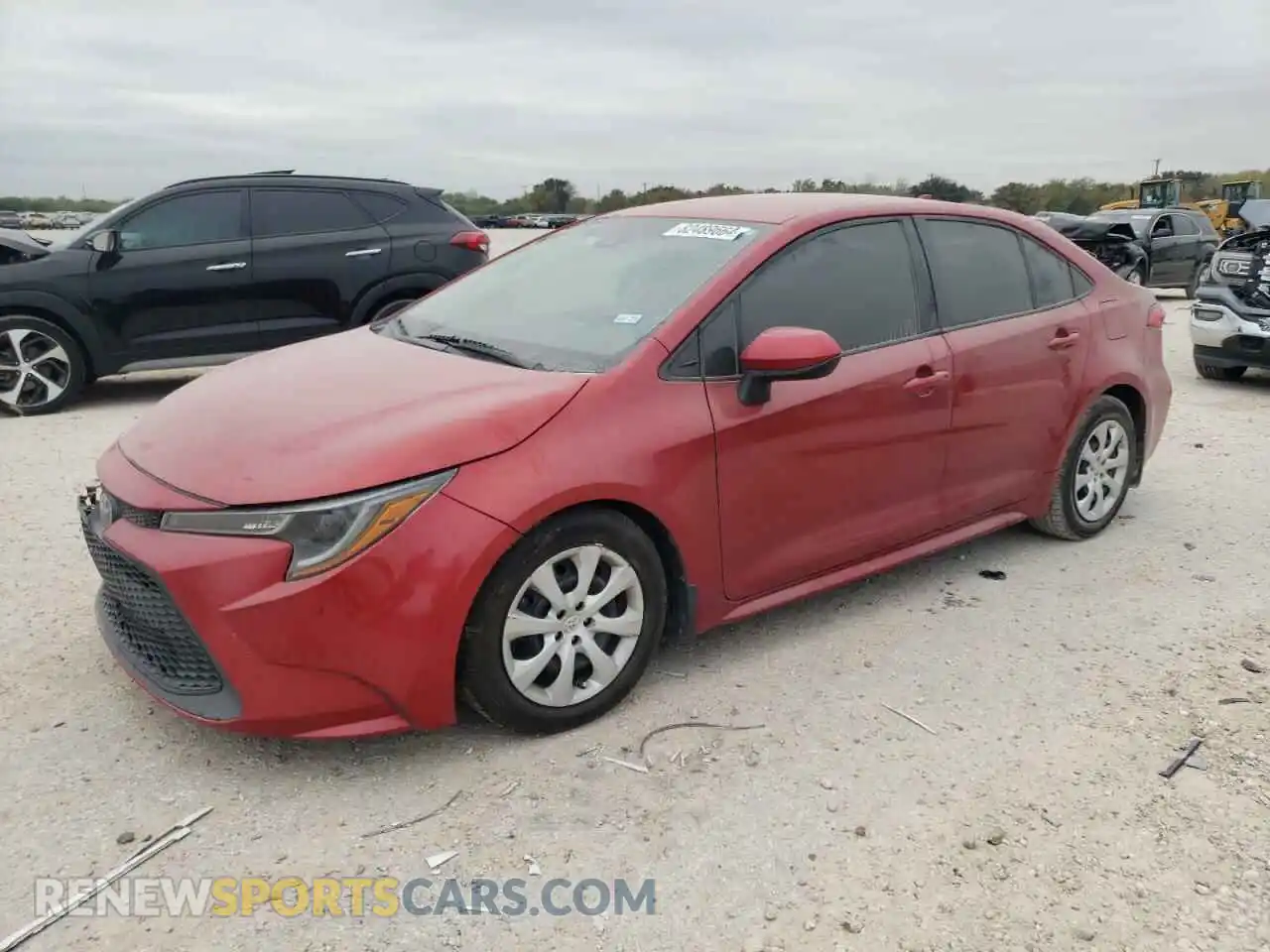 1 fotografías del automóvil dañado 5YFEPRAE9LP007829 TOYOTA COROLLA 2020