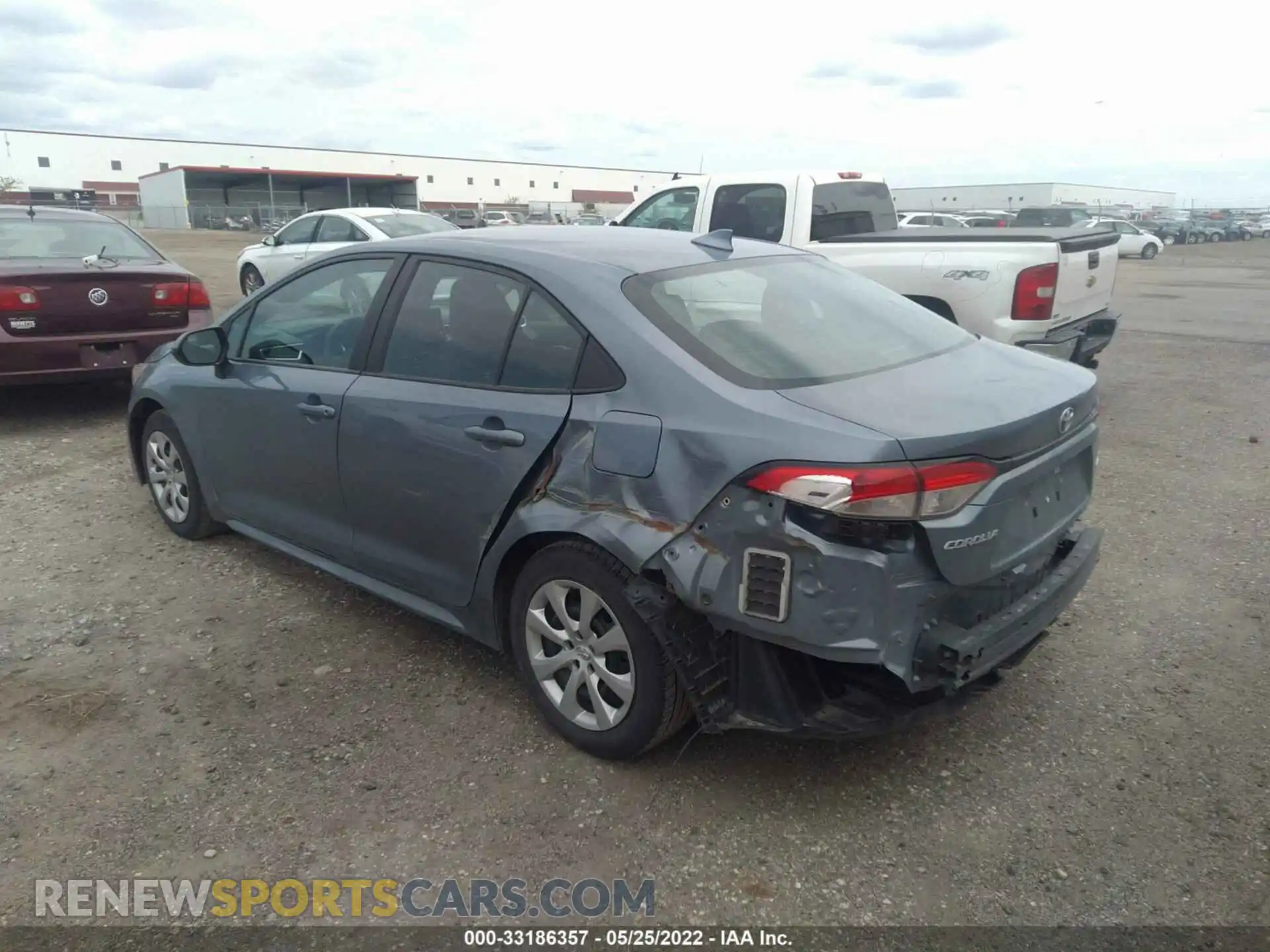 3 Photograph of a damaged car 5YFEPRAE9LP011427 TOYOTA COROLLA 2020