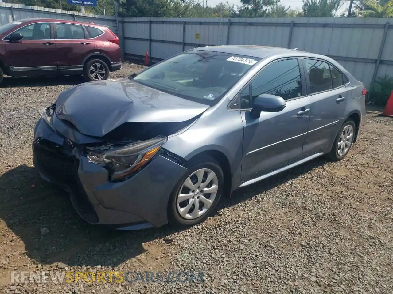 1 Фотография поврежденного автомобиля 5YFEPRAE9LP012920 TOYOTA COROLLA 2020