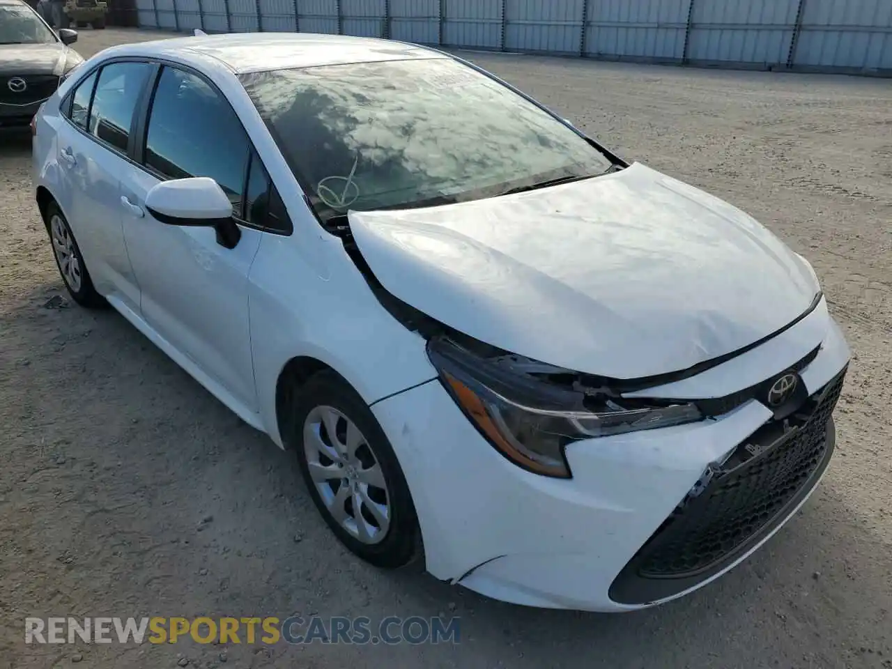 1 Photograph of a damaged car 5YFEPRAE9LP024386 TOYOTA COROLLA 2020
