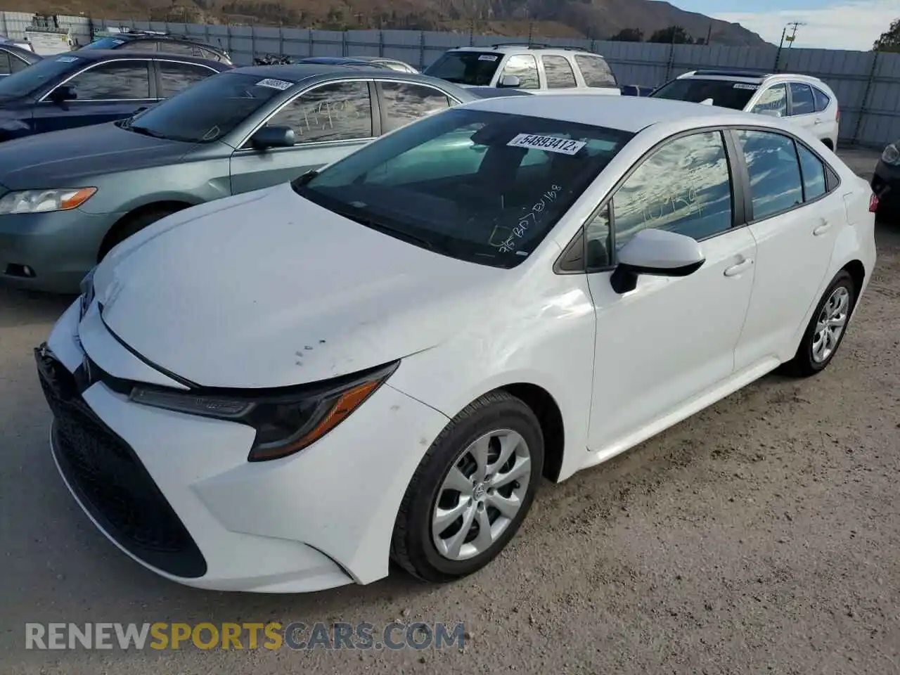 2 Photograph of a damaged car 5YFEPRAE9LP024386 TOYOTA COROLLA 2020