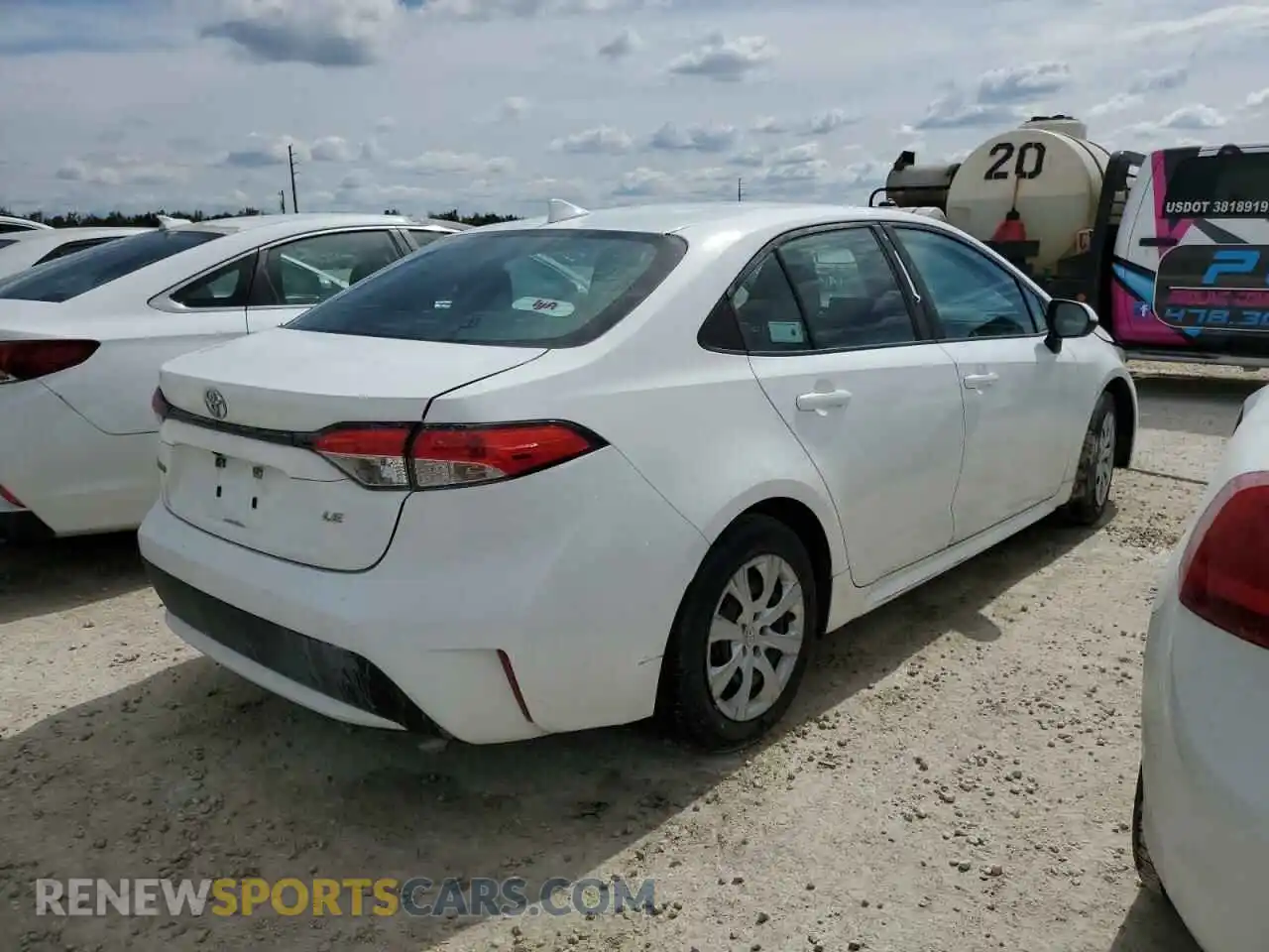3 Photograph of a damaged car 5YFEPRAE9LP026977 TOYOTA COROLLA 2020