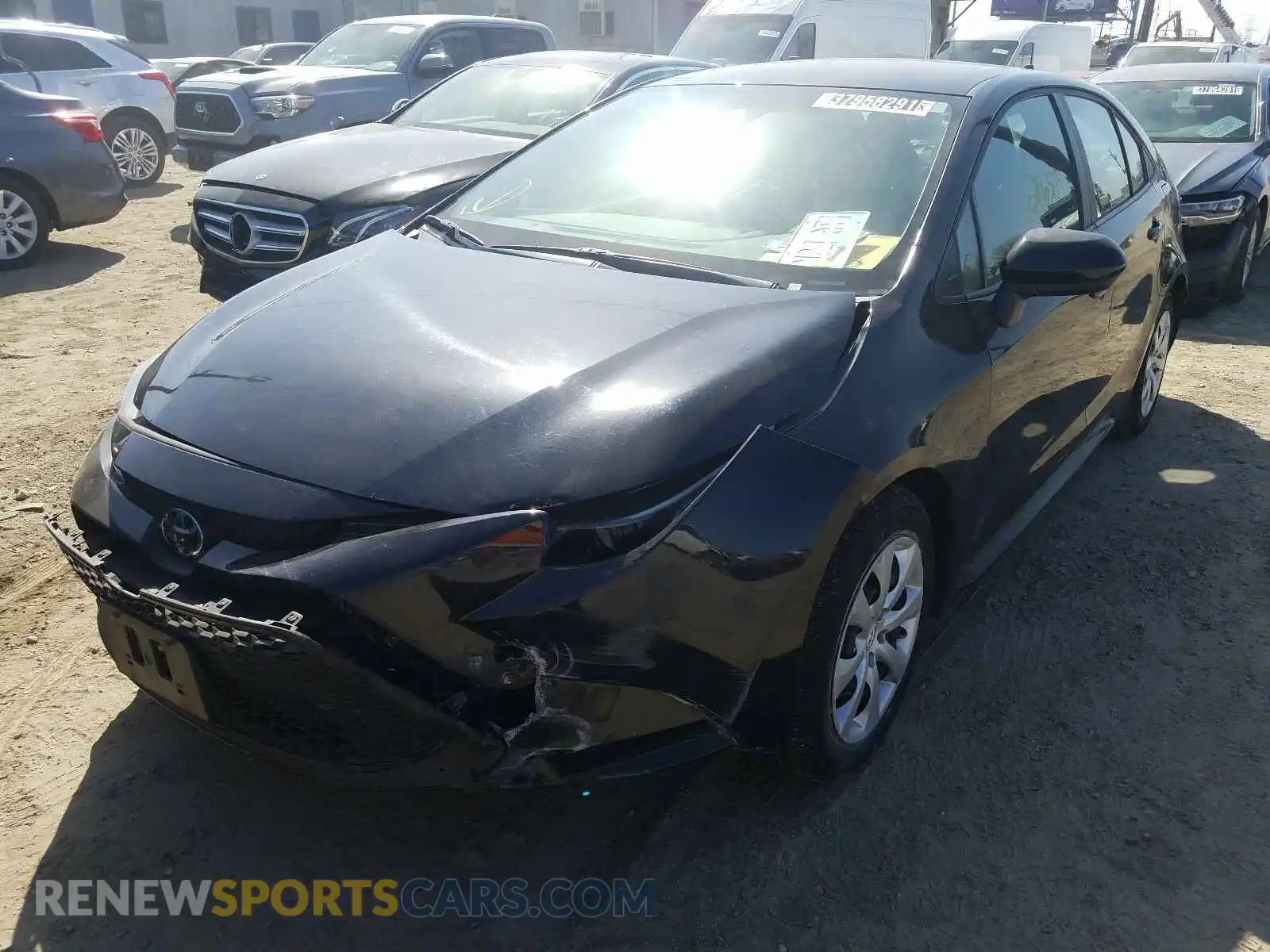 2 Photograph of a damaged car 5YFEPRAE9LP034304 TOYOTA COROLLA 2020