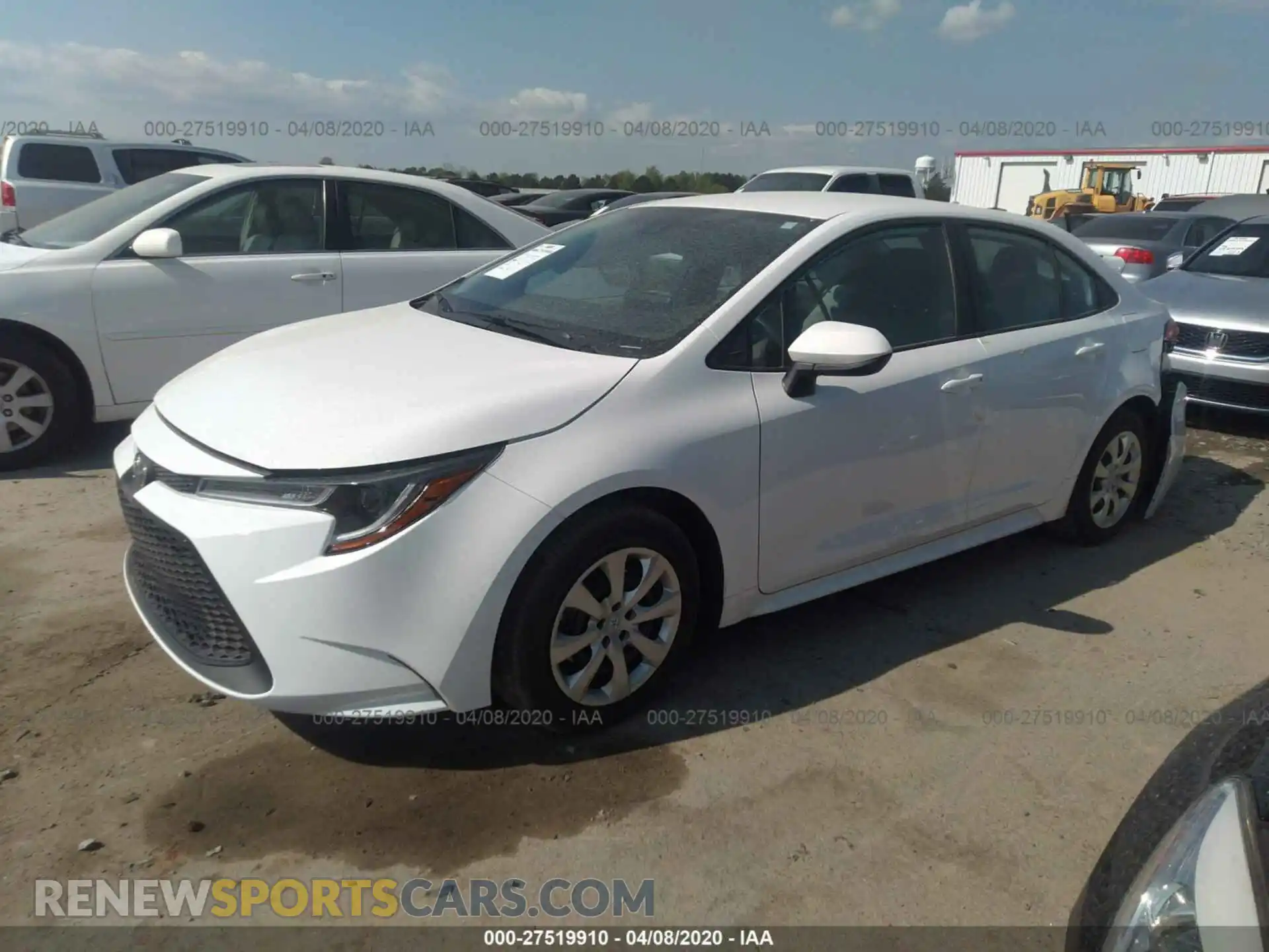 2 Photograph of a damaged car 5YFEPRAE9LP040510 TOYOTA COROLLA 2020