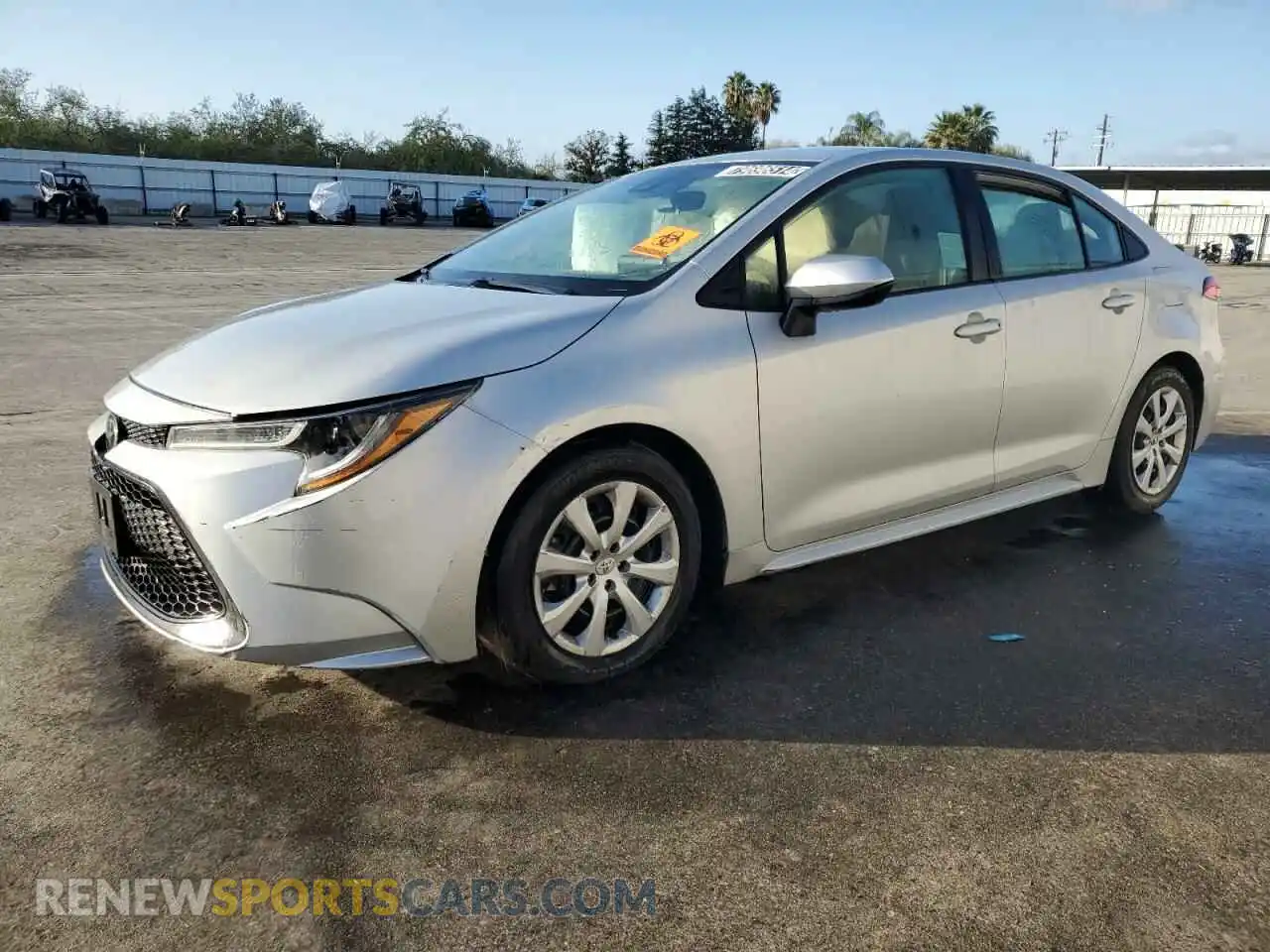 1 Photograph of a damaged car 5YFEPRAE9LP042810 TOYOTA COROLLA 2020