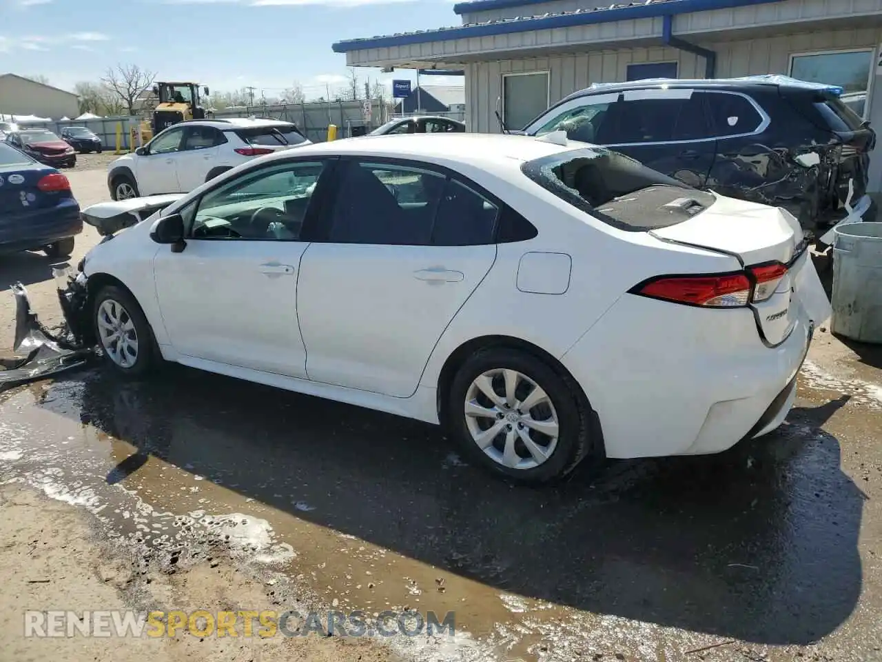 2 fotografías del automóvil dañado 5YFEPRAE9LP043116 TOYOTA COROLLA 2020