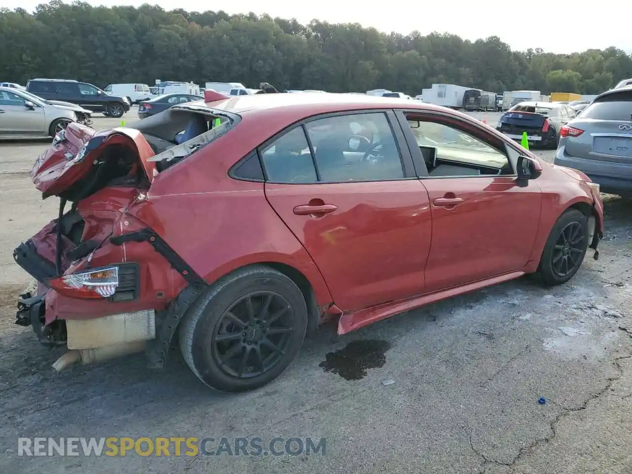 3 Photograph of a damaged car 5YFEPRAE9LP048350 TOYOTA COROLLA 2020