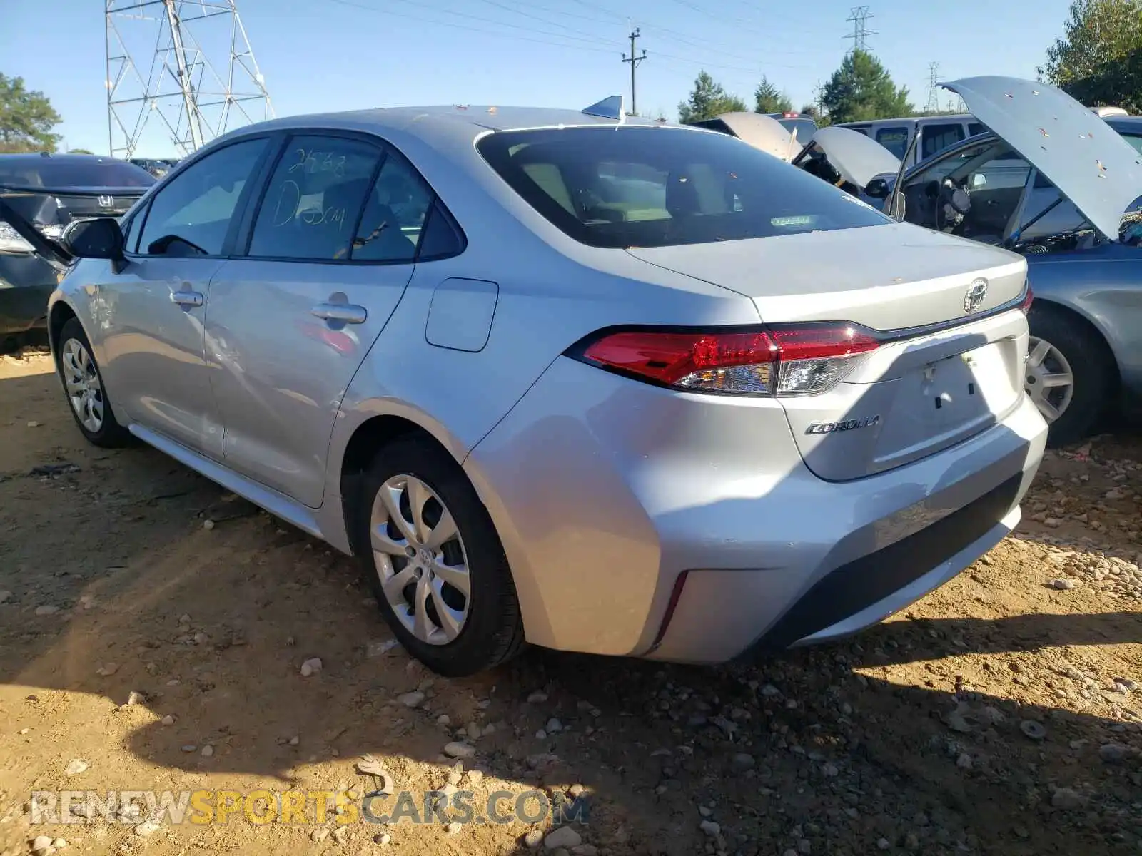 3 Photograph of a damaged car 5YFEPRAE9LP051278 TOYOTA COROLLA 2020