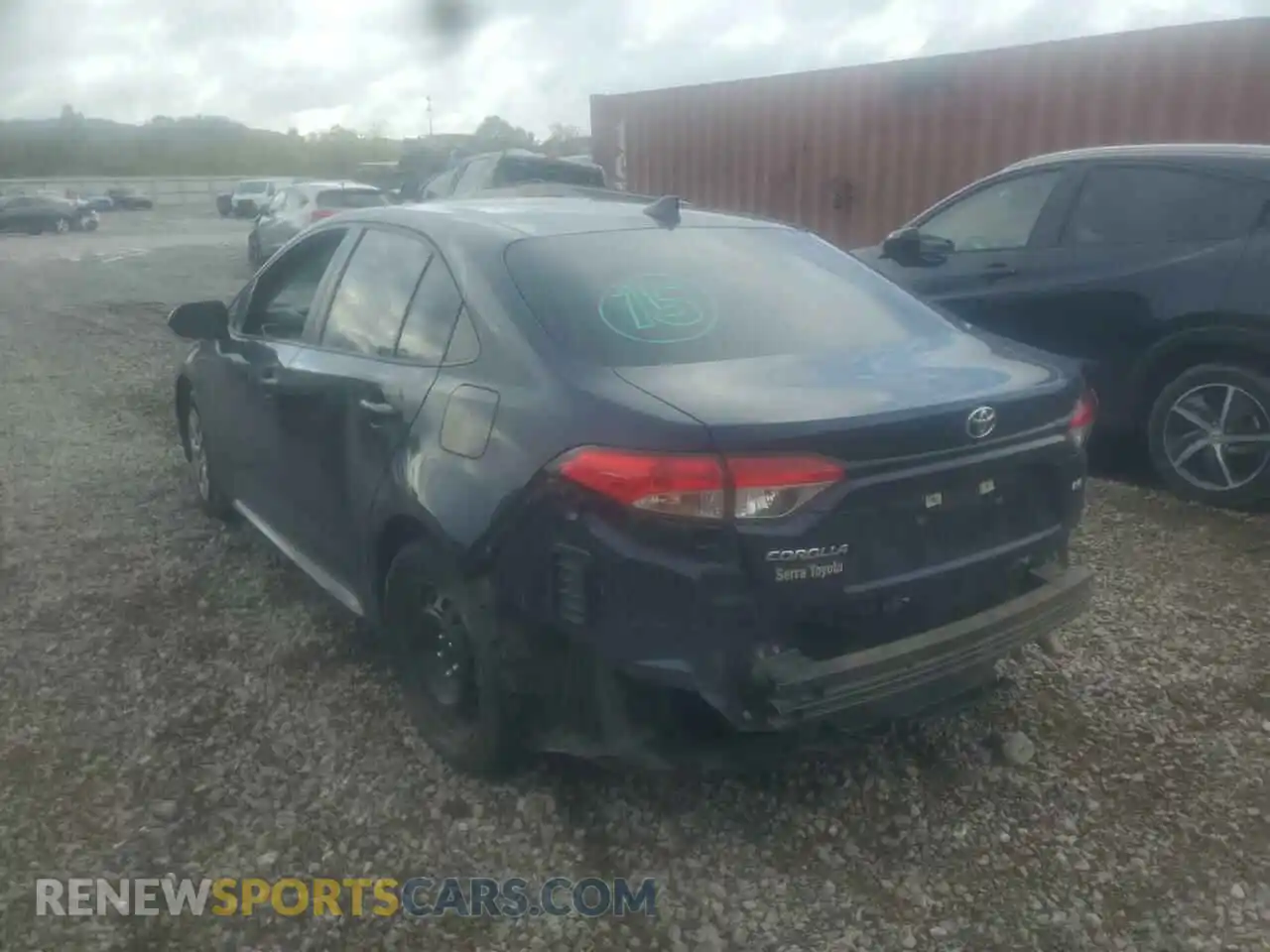 3 Photograph of a damaged car 5YFEPRAE9LP059039 TOYOTA COROLLA 2020