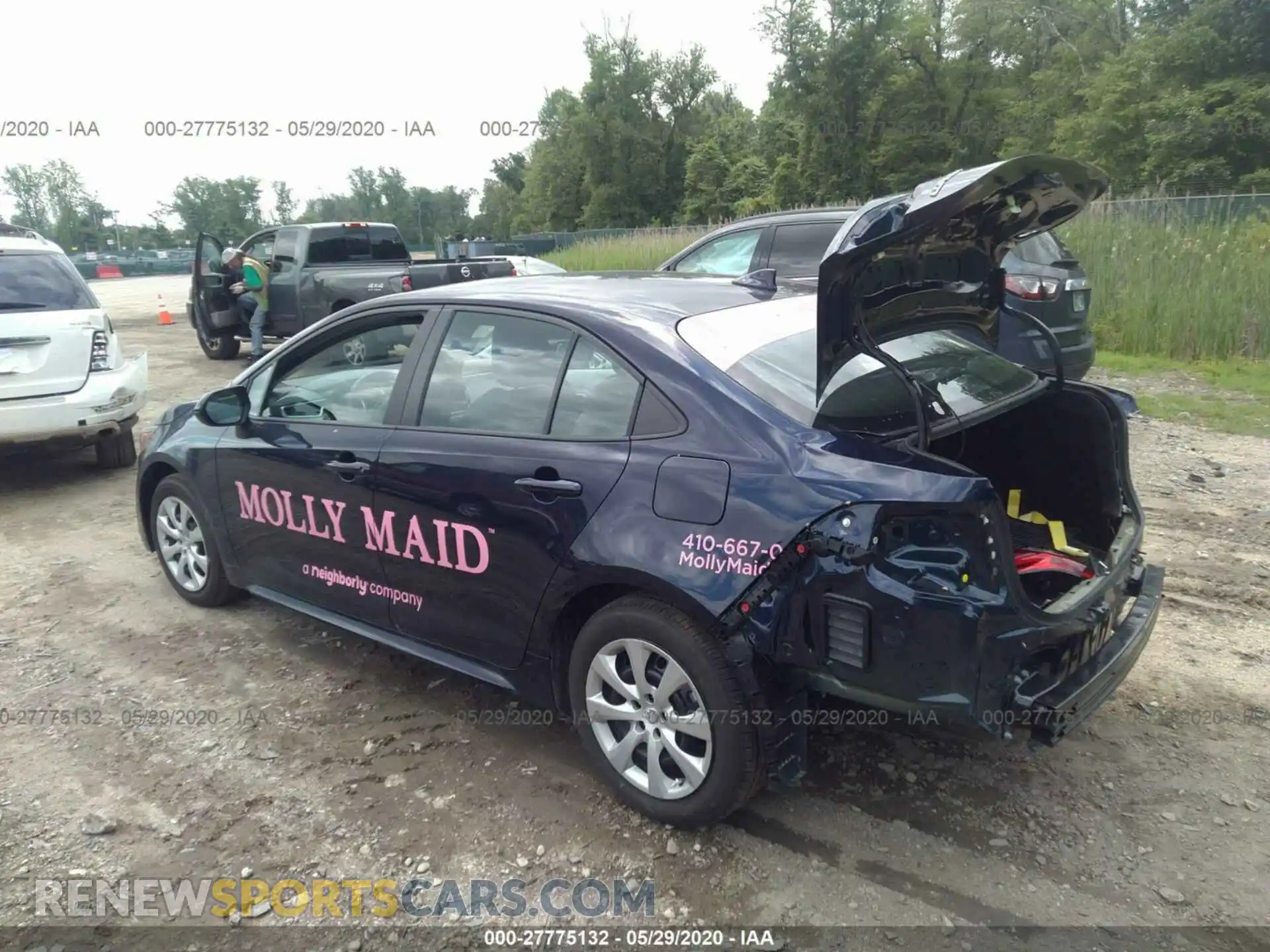 3 Photograph of a damaged car 5YFEPRAE9LP066170 TOYOTA COROLLA 2020
