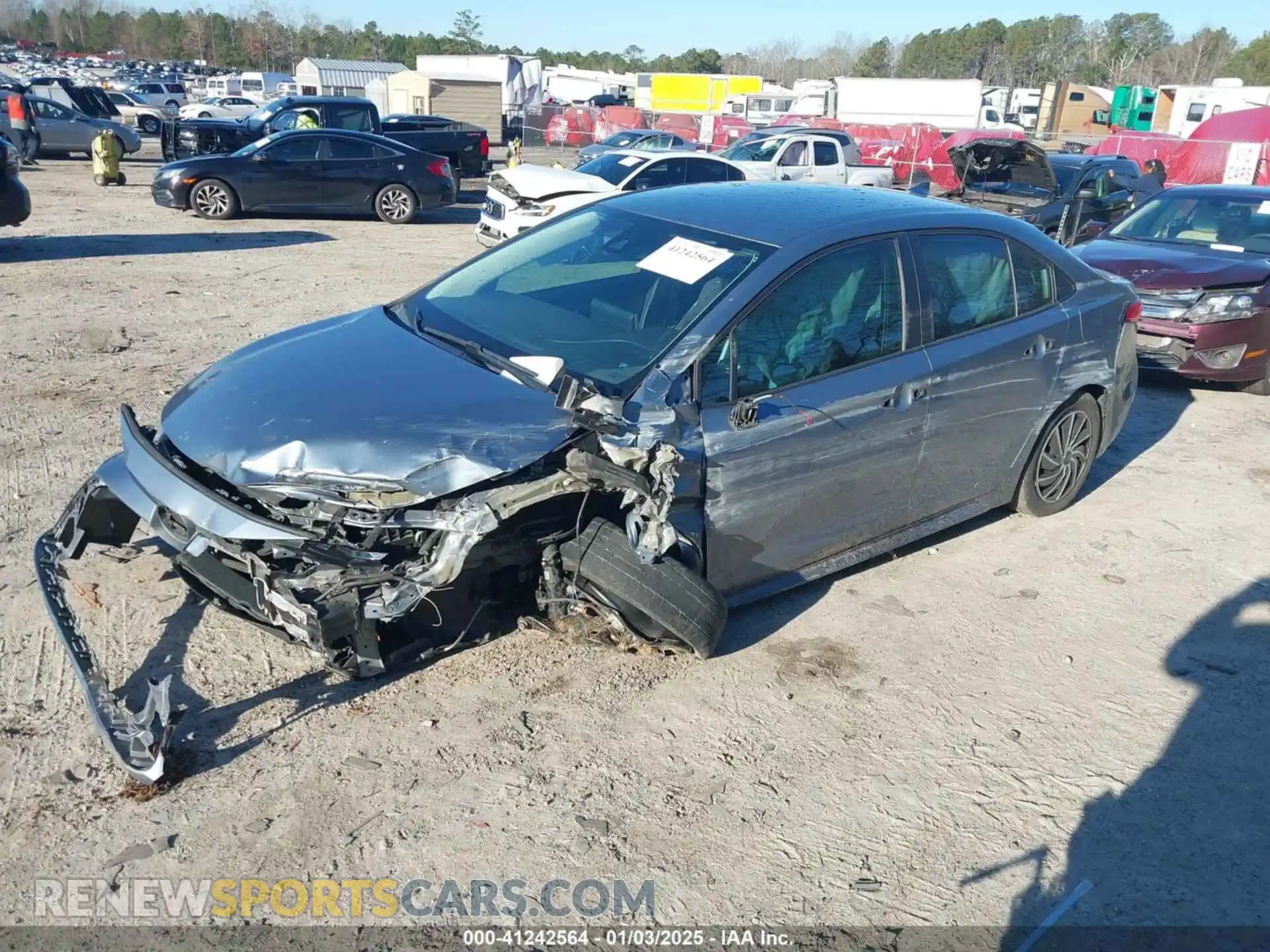 2 Photograph of a damaged car 5YFEPRAE9LP074768 TOYOTA COROLLA 2020