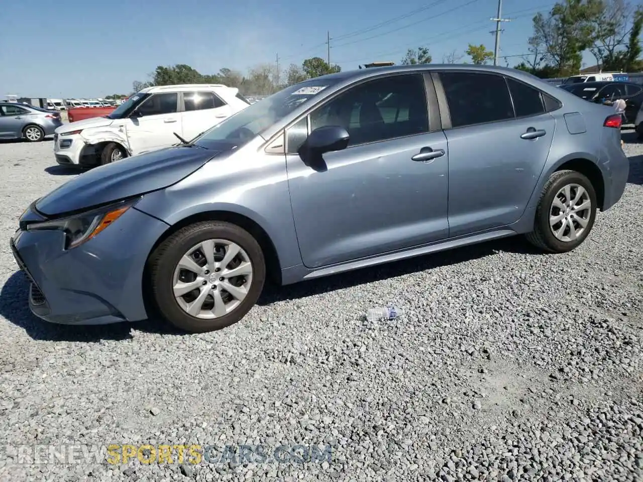 1 Photograph of a damaged car 5YFEPRAE9LP077315 TOYOTA COROLLA 2020