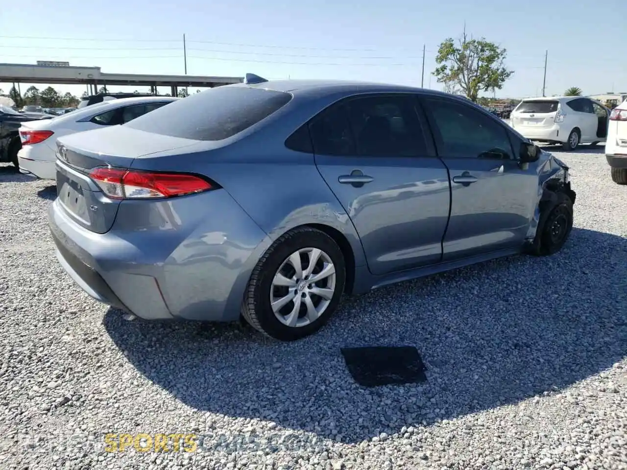 3 Photograph of a damaged car 5YFEPRAE9LP077315 TOYOTA COROLLA 2020