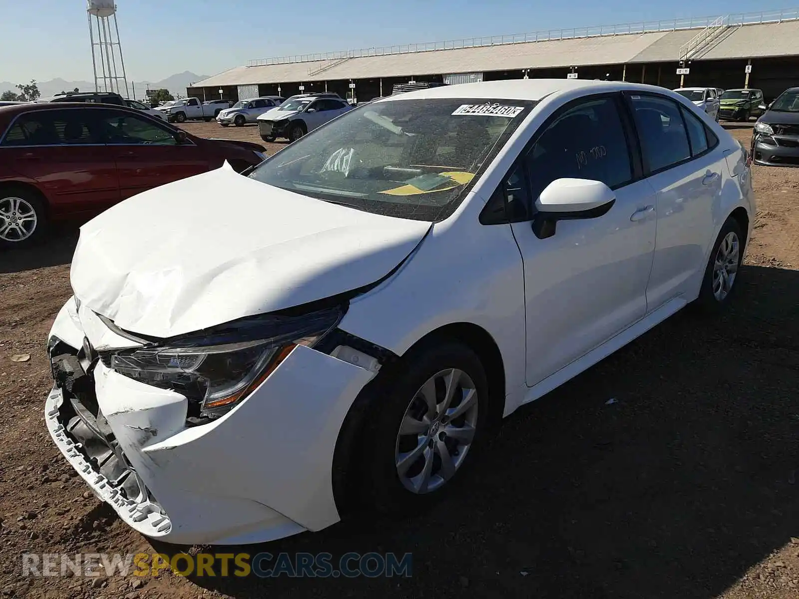 2 Photograph of a damaged car 5YFEPRAE9LP080425 TOYOTA COROLLA 2020