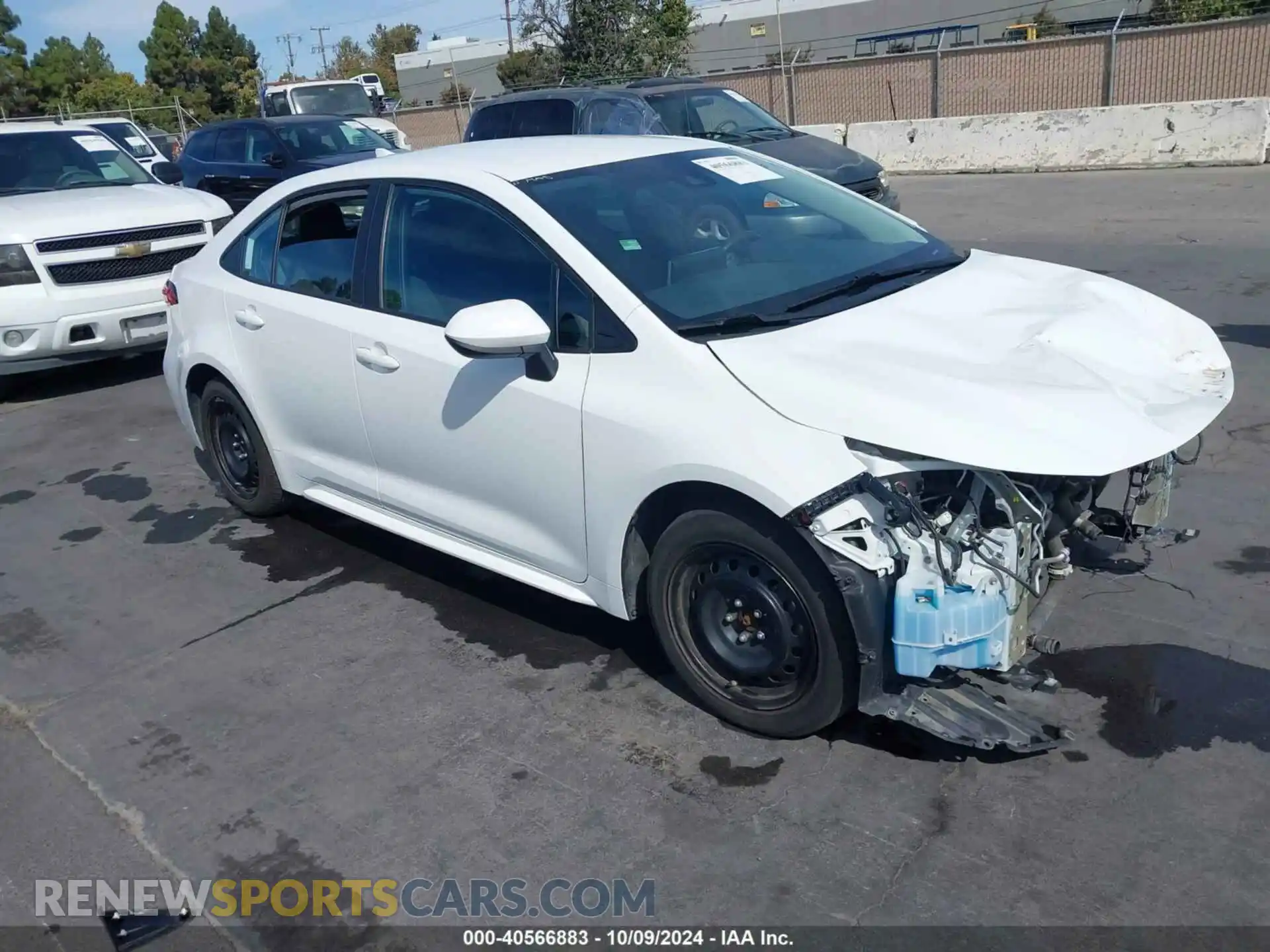 1 Photograph of a damaged car 5YFEPRAE9LP094339 TOYOTA COROLLA 2020