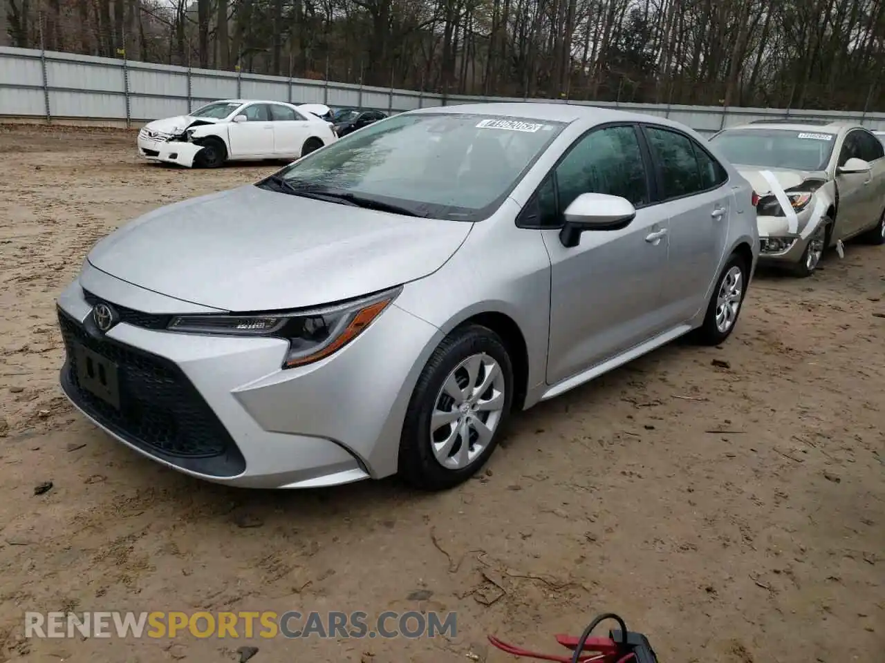 1 Photograph of a damaged car 5YFEPRAE9LP095989 TOYOTA COROLLA 2020