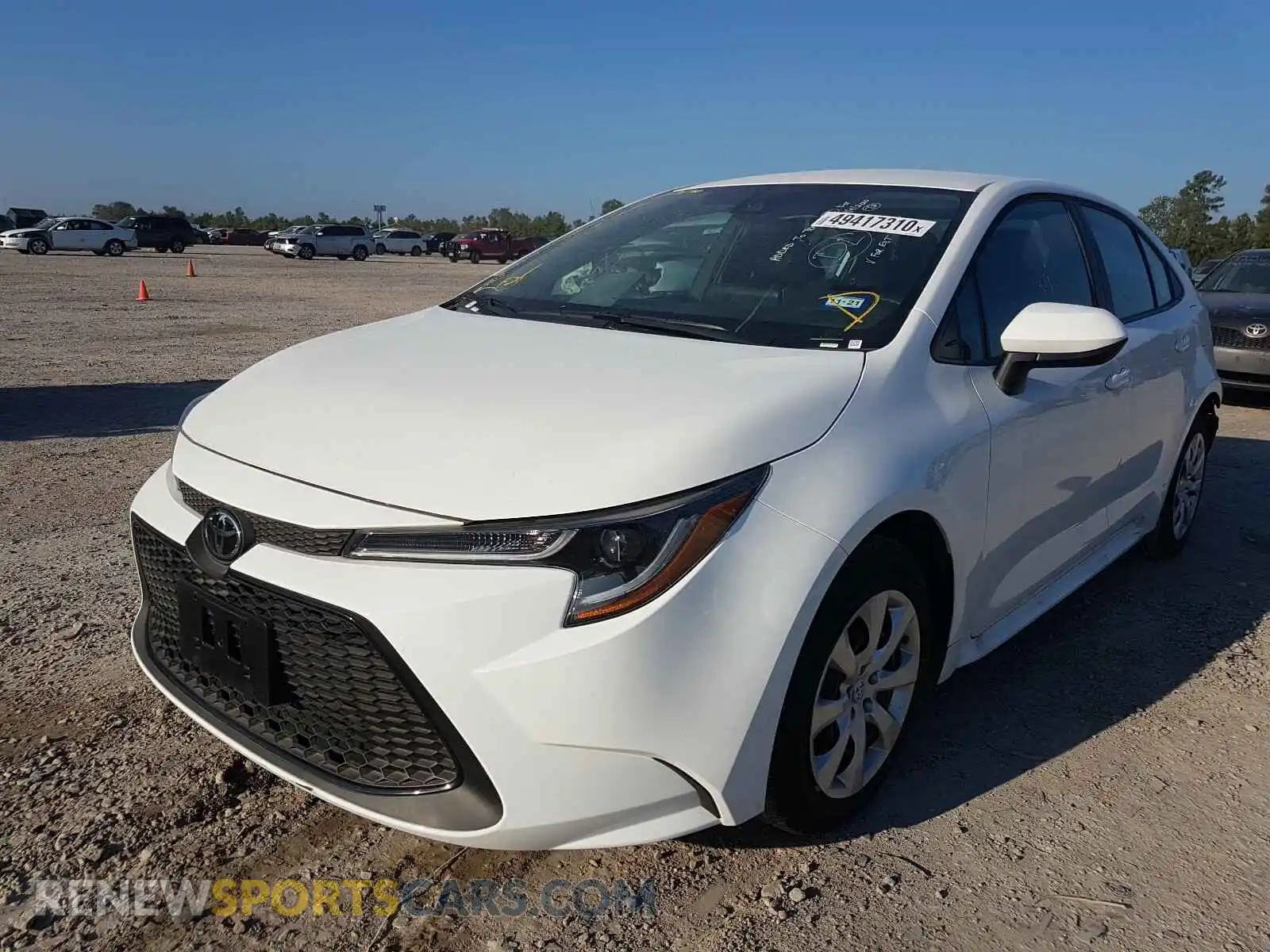 2 Photograph of a damaged car 5YFEPRAE9LP097256 TOYOTA COROLLA 2020