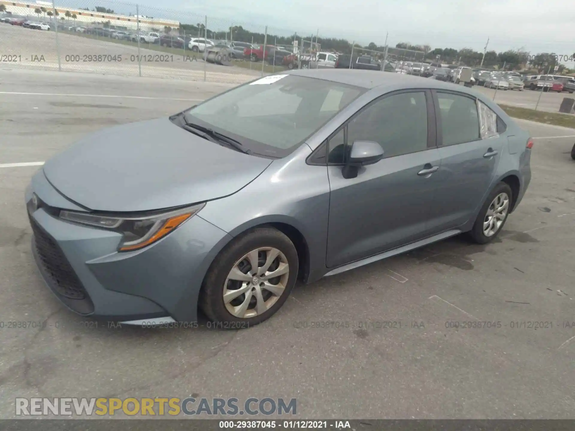 2 Photograph of a damaged car 5YFEPRAE9LP101094 TOYOTA COROLLA 2020