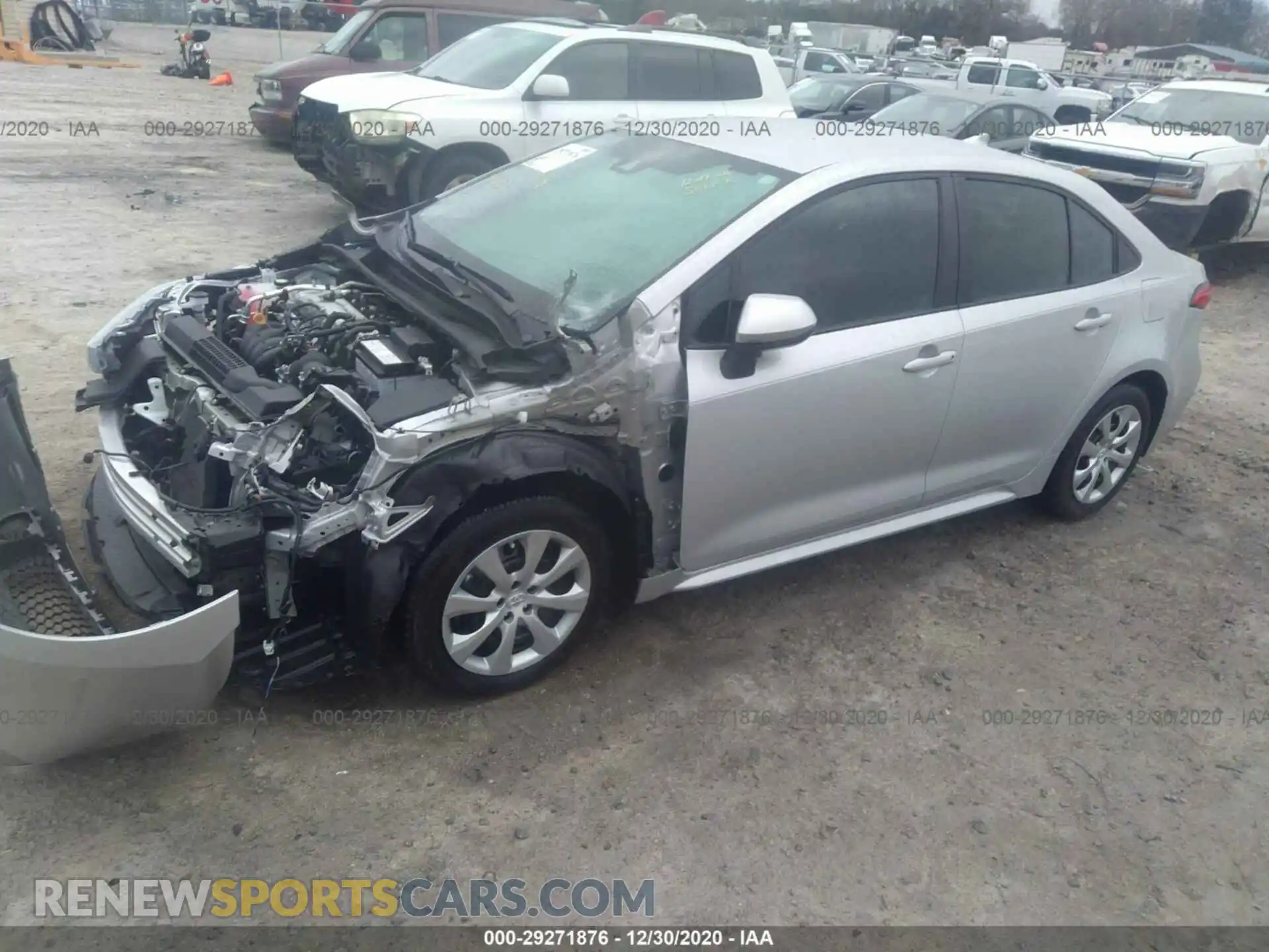 2 Photograph of a damaged car 5YFEPRAE9LP101113 TOYOTA COROLLA 2020