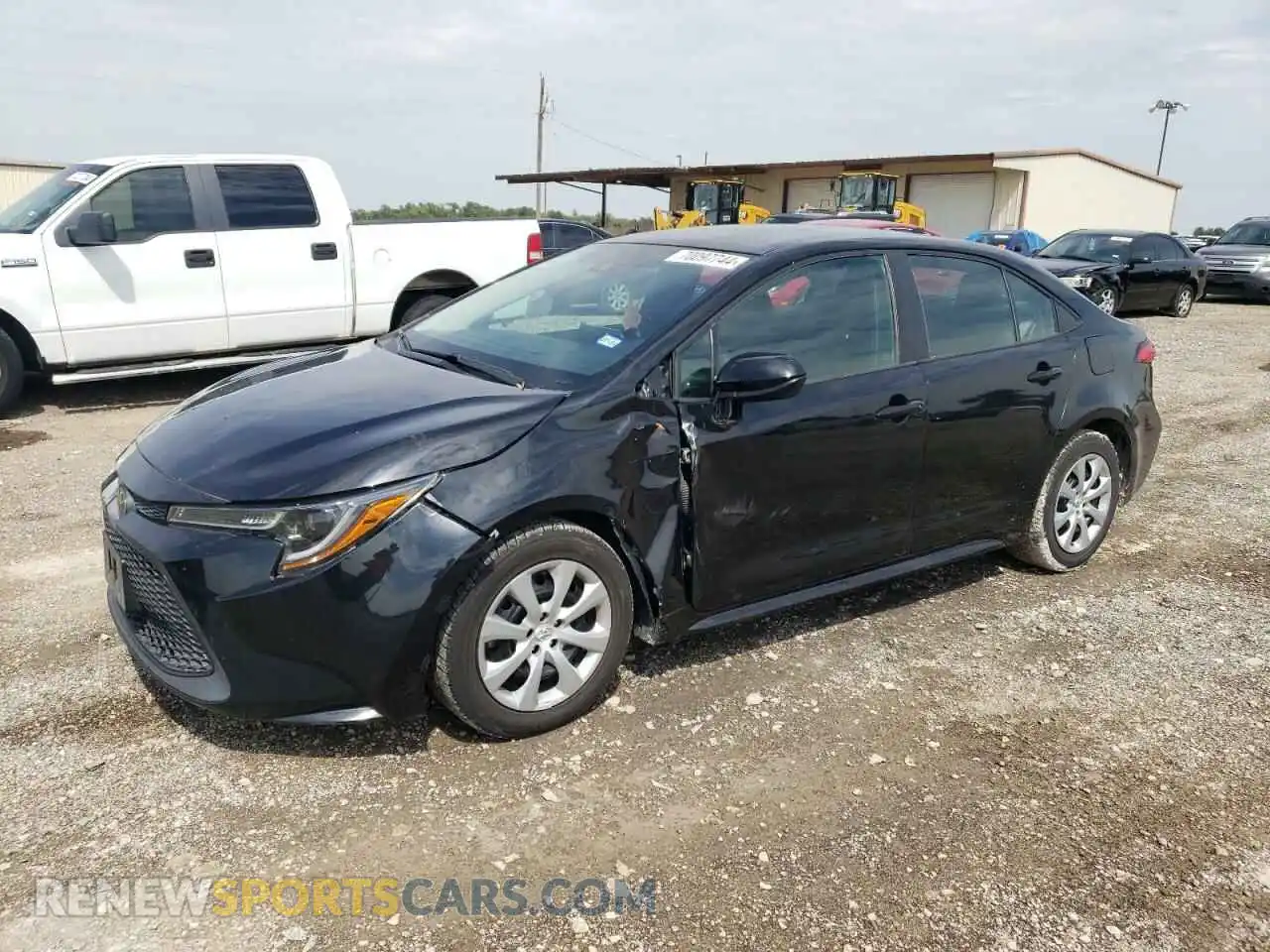 1 Photograph of a damaged car 5YFEPRAE9LP106778 TOYOTA COROLLA 2020