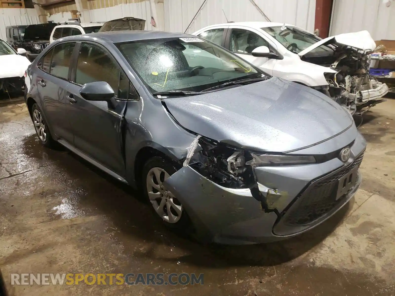 1 Photograph of a damaged car 5YFEPRAE9LP110930 TOYOTA COROLLA 2020