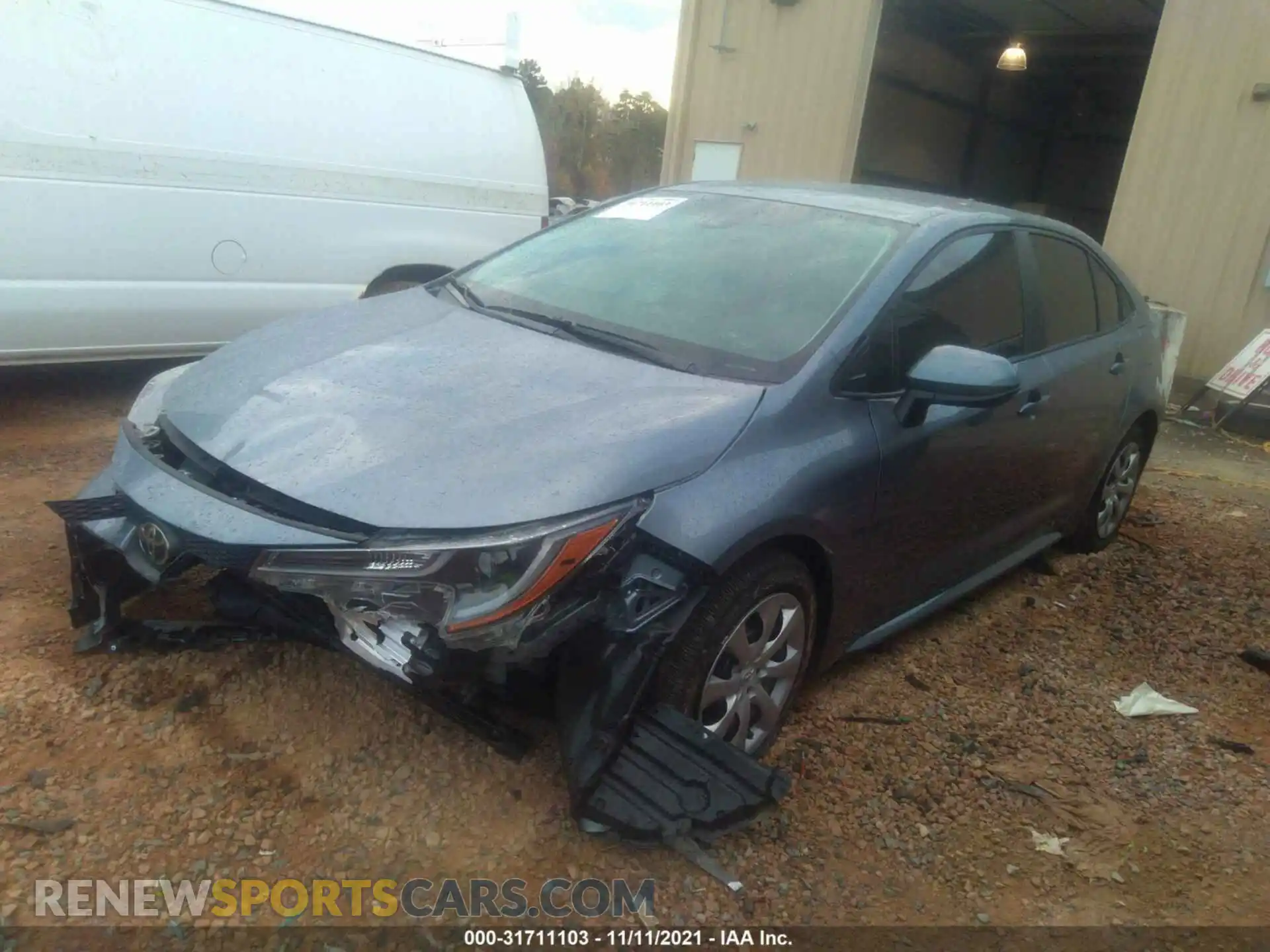 2 Photograph of a damaged car 5YFEPRAE9LP111771 TOYOTA COROLLA 2020