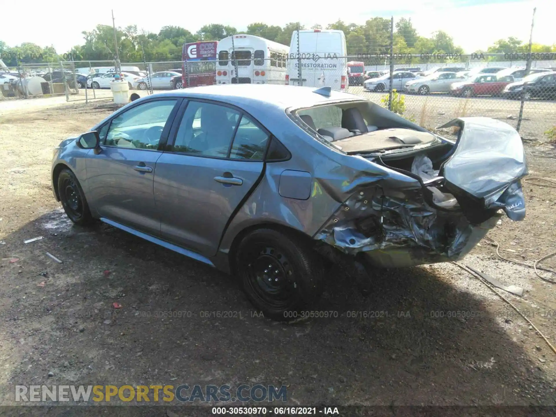 3 Photograph of a damaged car 5YFEPRAE9LP112659 TOYOTA COROLLA 2020