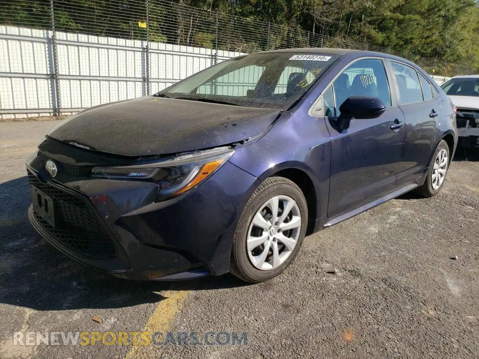 2 Photograph of a damaged car 5YFEPRAE9LP115044 TOYOTA COROLLA 2020