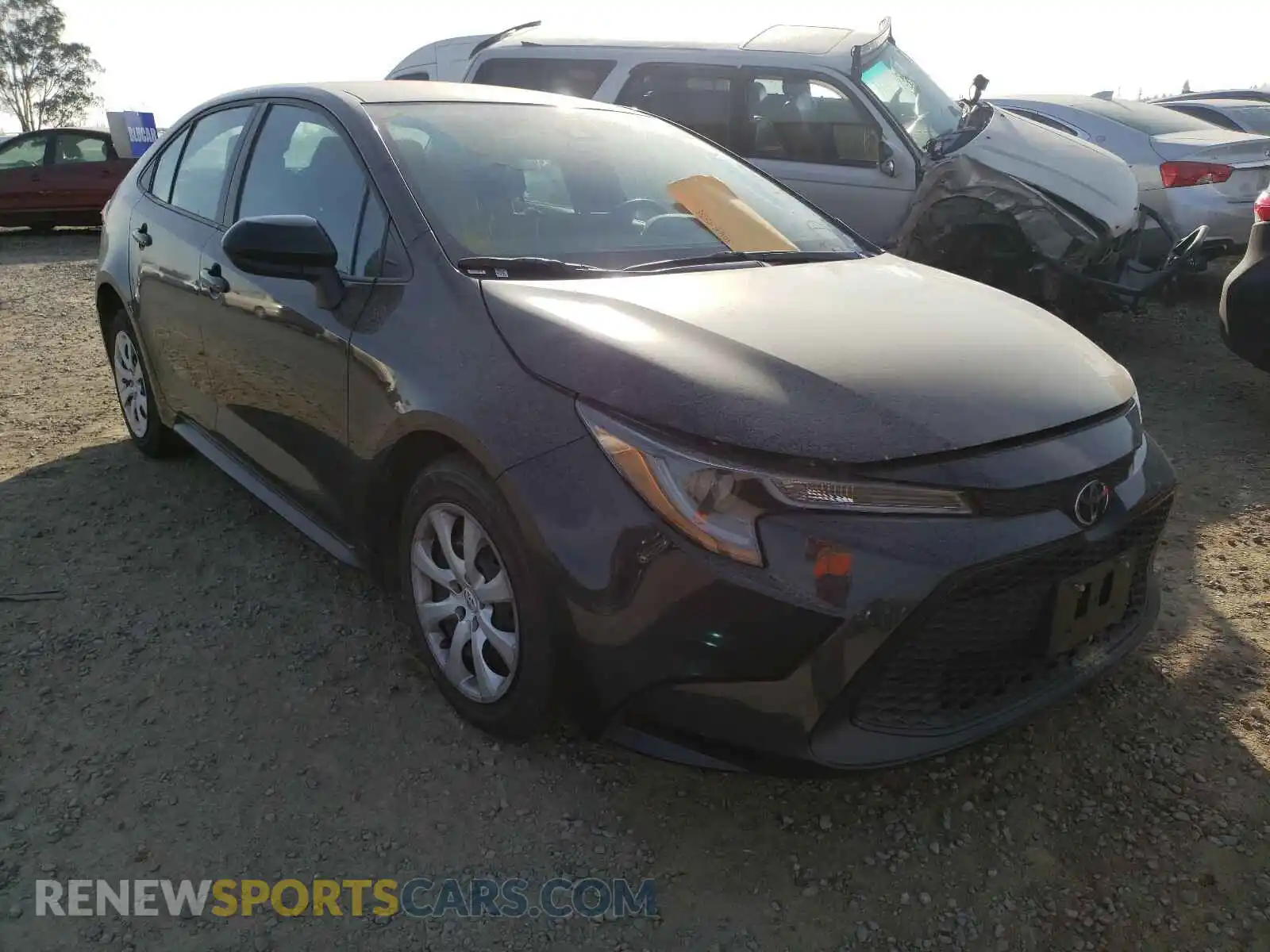 1 Photograph of a damaged car 5YFEPRAE9LP115934 TOYOTA COROLLA 2020