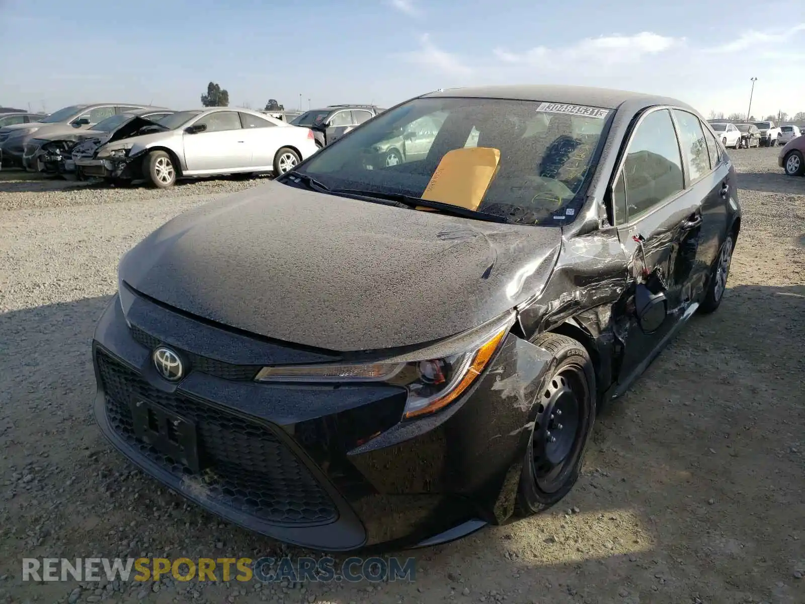 2 Photograph of a damaged car 5YFEPRAE9LP115934 TOYOTA COROLLA 2020