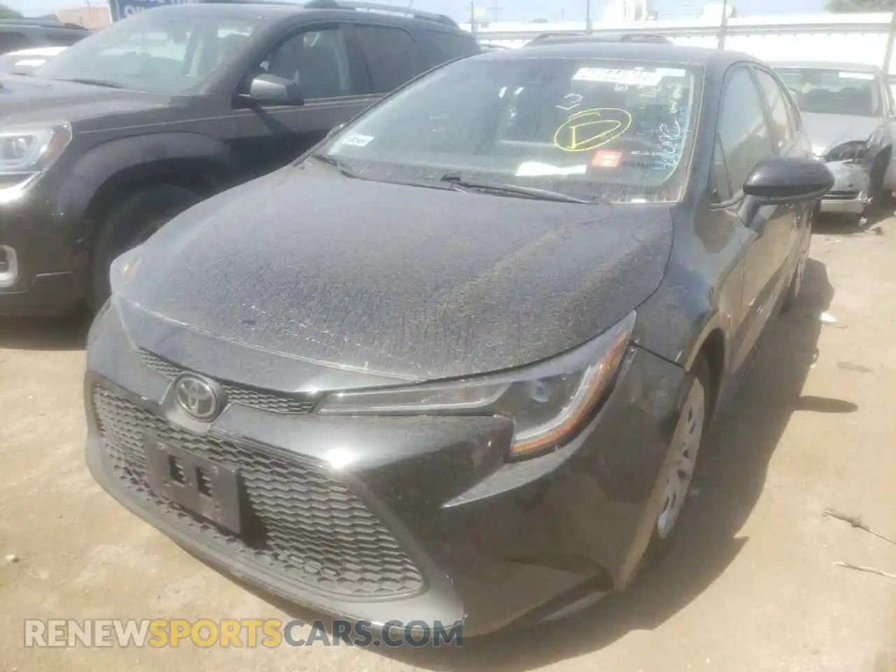 2 Photograph of a damaged car 5YFEPRAE9LP115965 TOYOTA COROLLA 2020