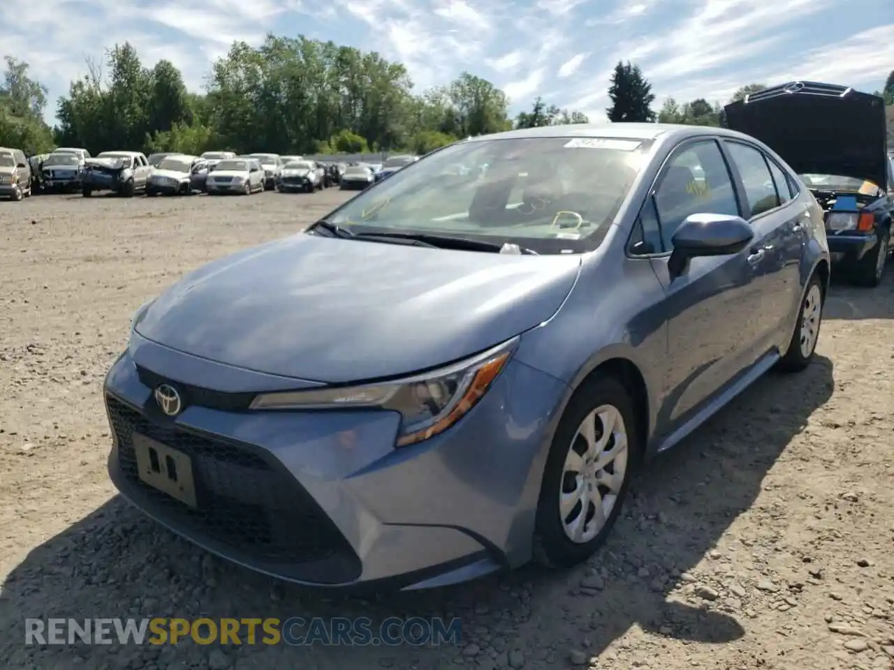 2 Photograph of a damaged car 5YFEPRAE9LP121006 TOYOTA COROLLA 2020