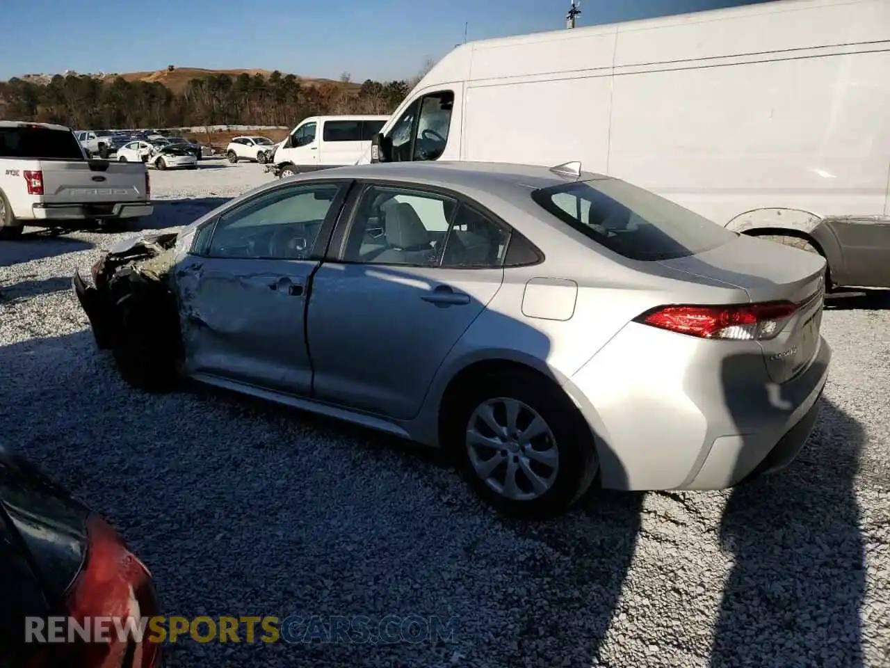 2 Photograph of a damaged car 5YFEPRAE9LP127890 TOYOTA COROLLA 2020