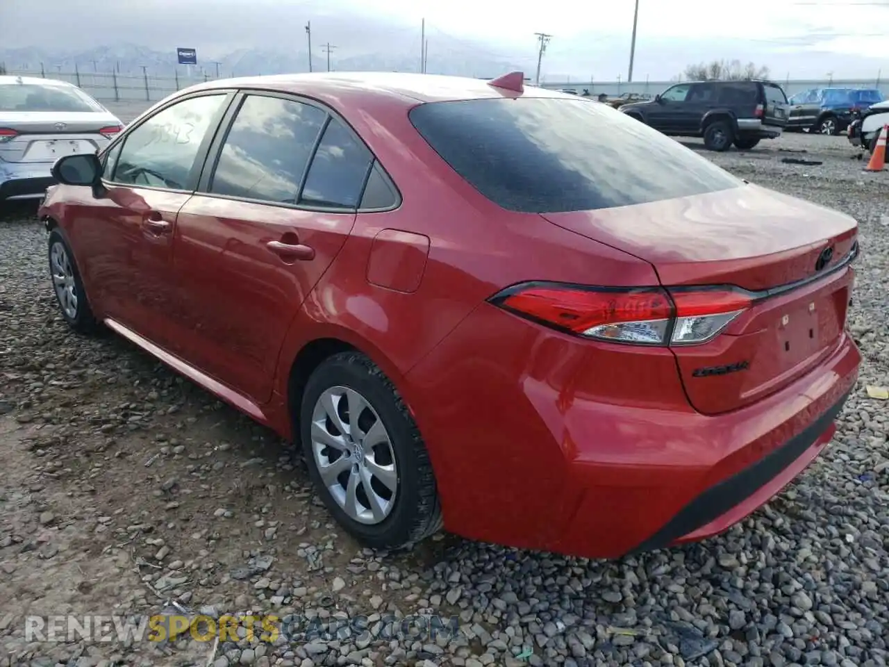 3 Photograph of a damaged car 5YFEPRAE9LP132569 TOYOTA COROLLA 2020