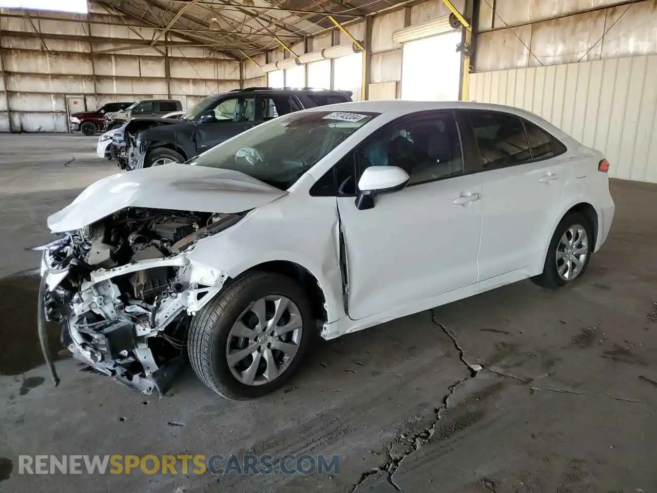1 Photograph of a damaged car 5YFEPRAE9LP132989 TOYOTA COROLLA 2020