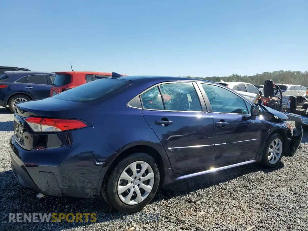 3 Photograph of a damaged car 5YFEPRAE9LP142485 TOYOTA COROLLA 2020