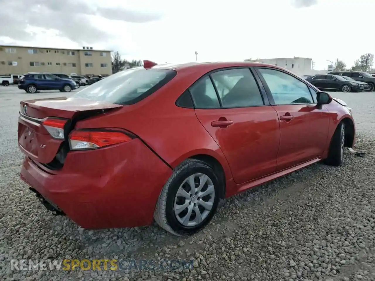 3 Photograph of a damaged car 5YFEPRAE9LP142888 TOYOTA COROLLA 2020