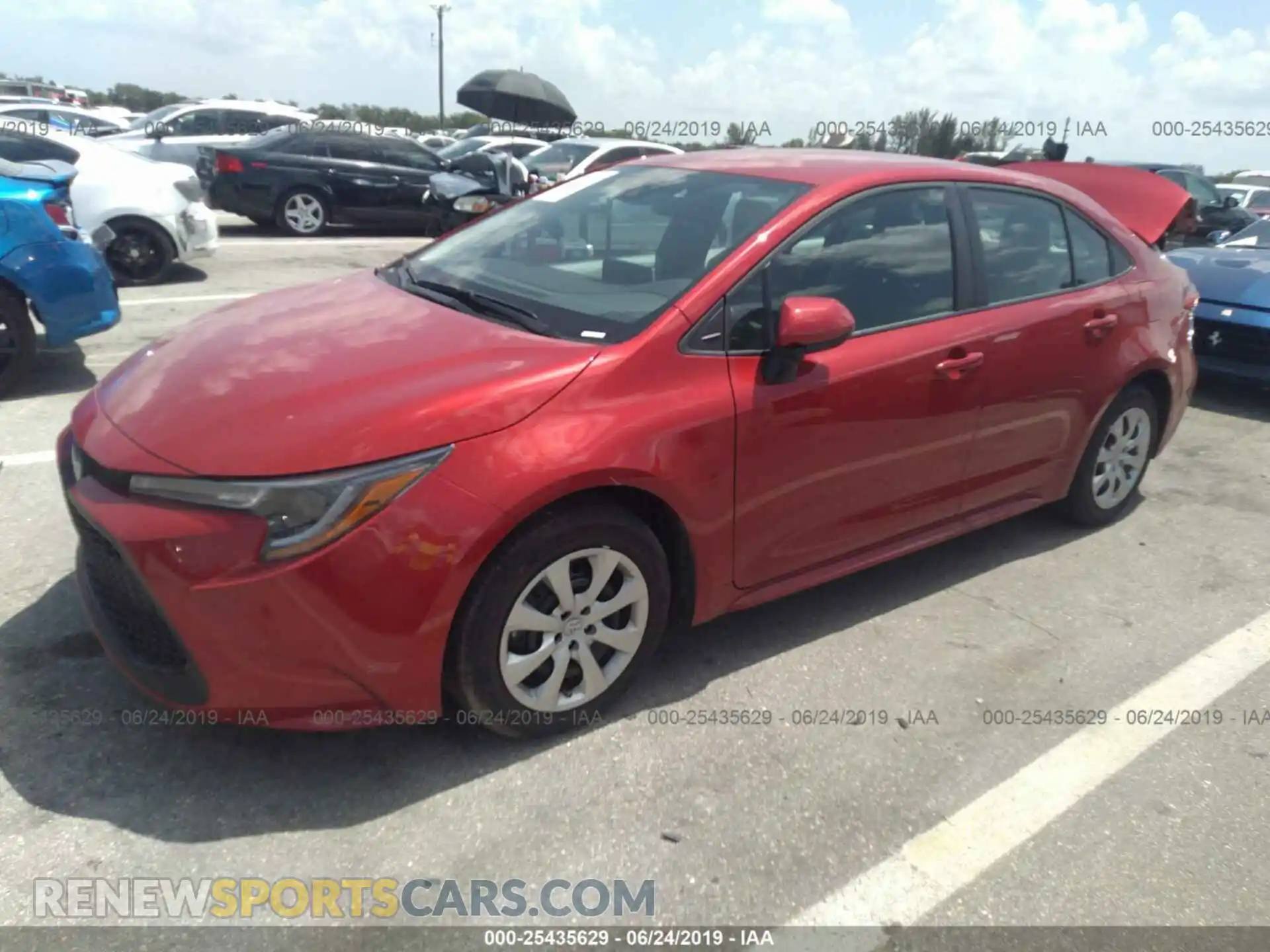 2 Photograph of a damaged car 5YFEPRAEXLP004096 TOYOTA COROLLA 2020