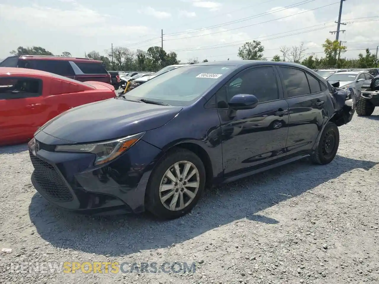 1 Photograph of a damaged car 5YFEPRAEXLP022744 TOYOTA COROLLA 2020