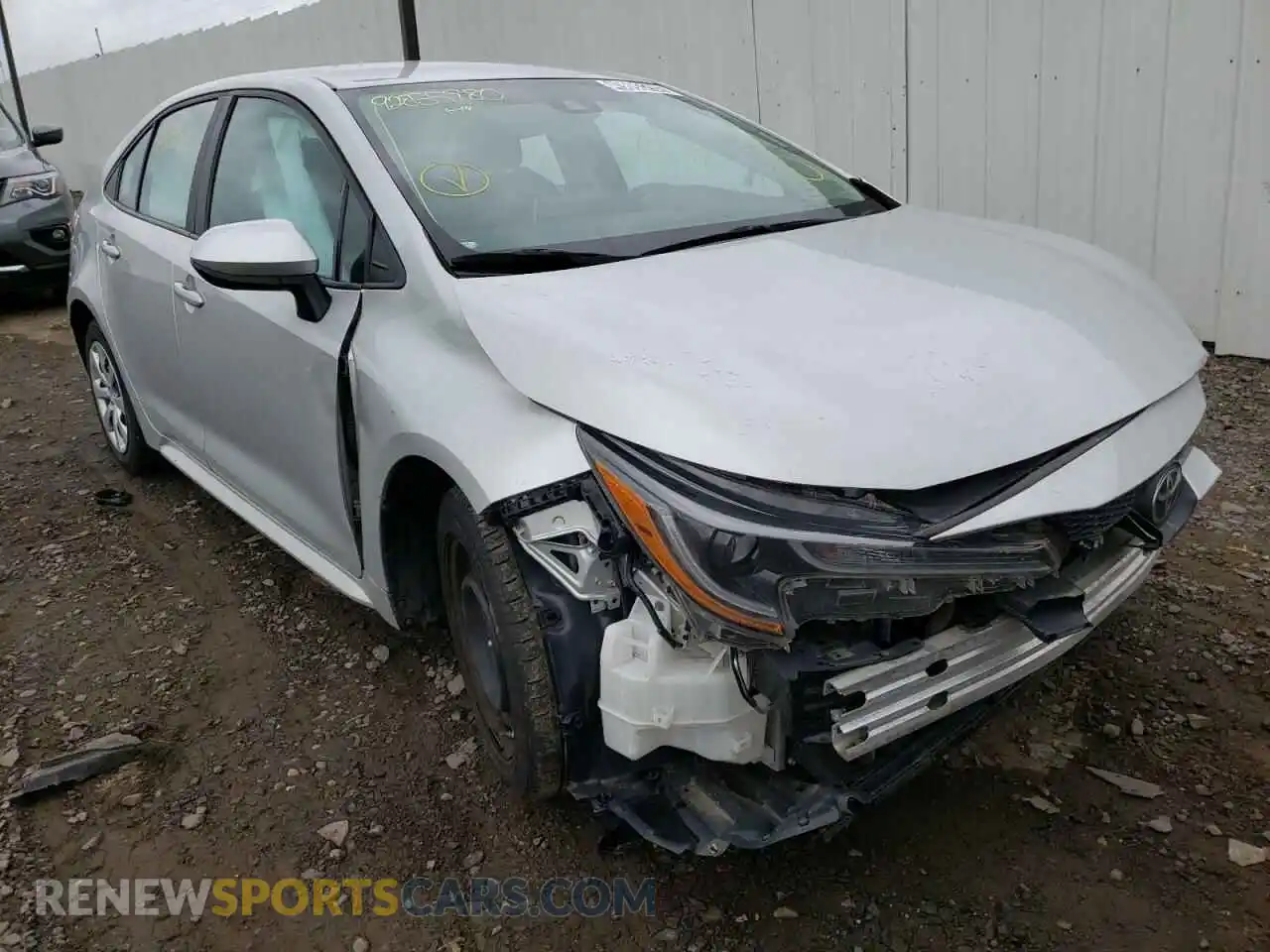 1 Photograph of a damaged car 5YFEPRAEXLP023196 TOYOTA COROLLA 2020