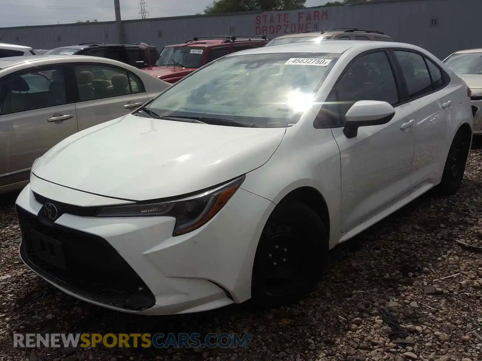 2 Photograph of a damaged car 5YFEPRAEXLP024462 TOYOTA COROLLA 2020
