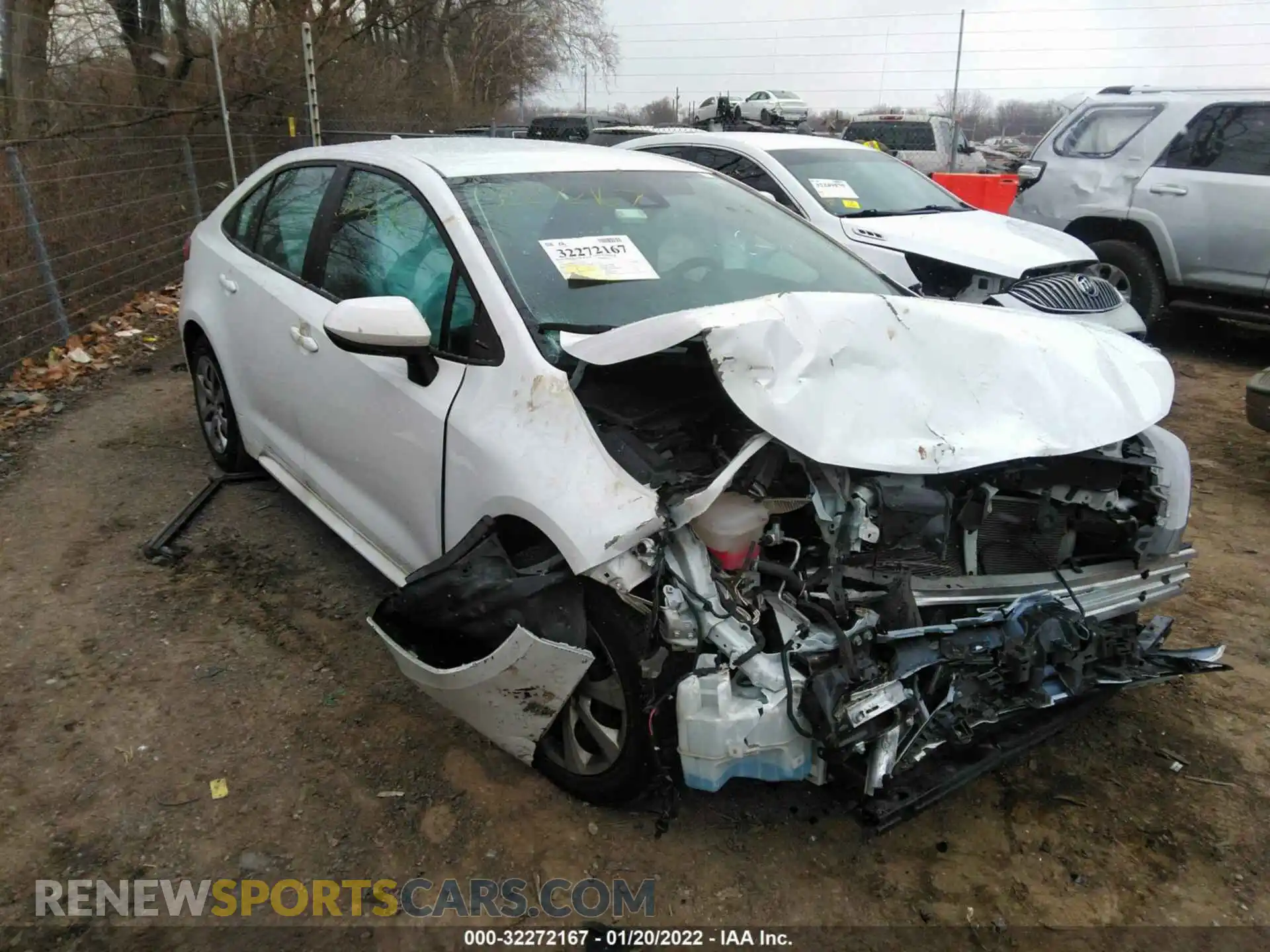 1 Photograph of a damaged car 5YFEPRAEXLP030018 TOYOTA COROLLA 2020