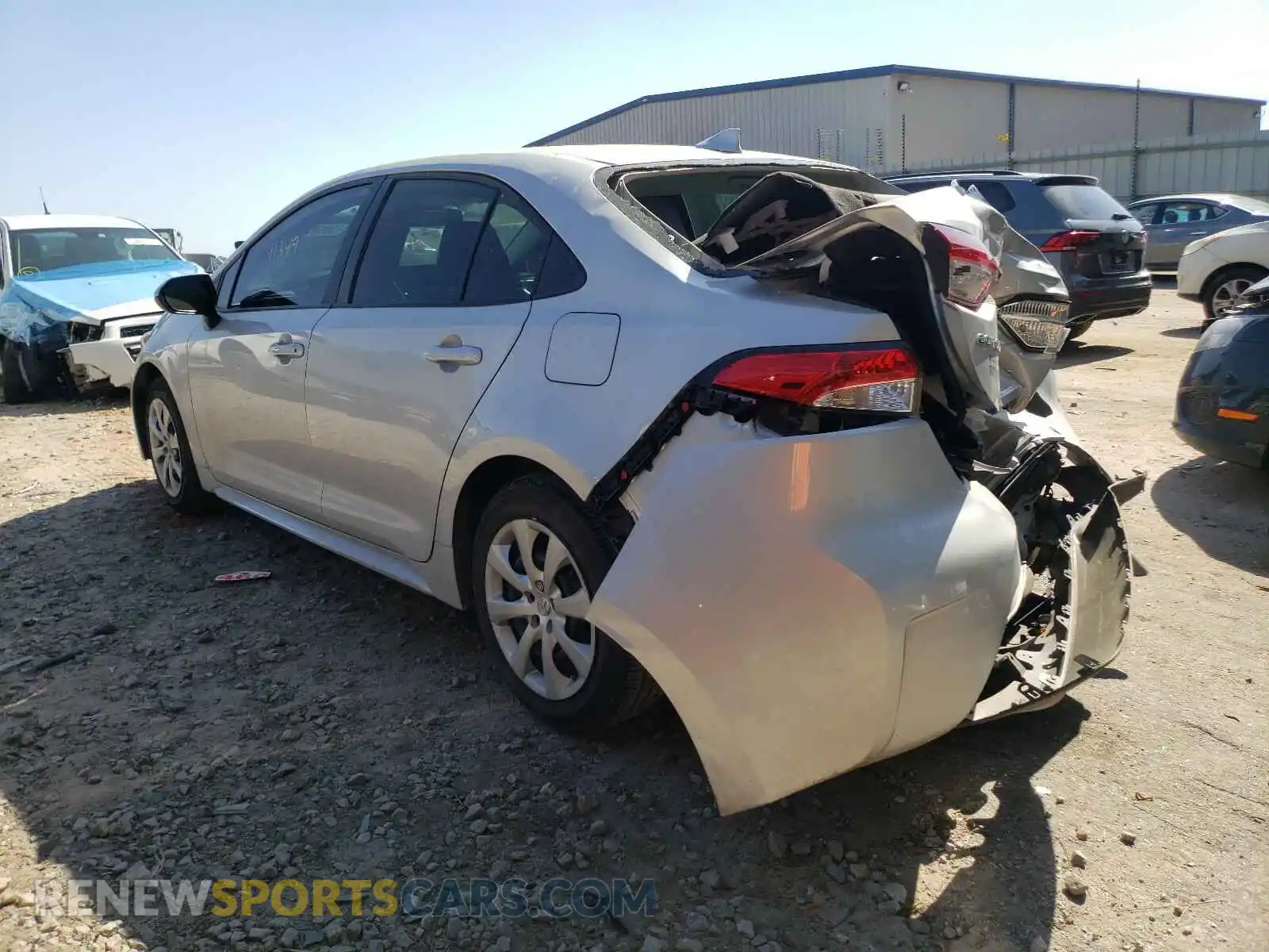 3 Photograph of a damaged car 5YFEPRAEXLP030701 TOYOTA COROLLA 2020